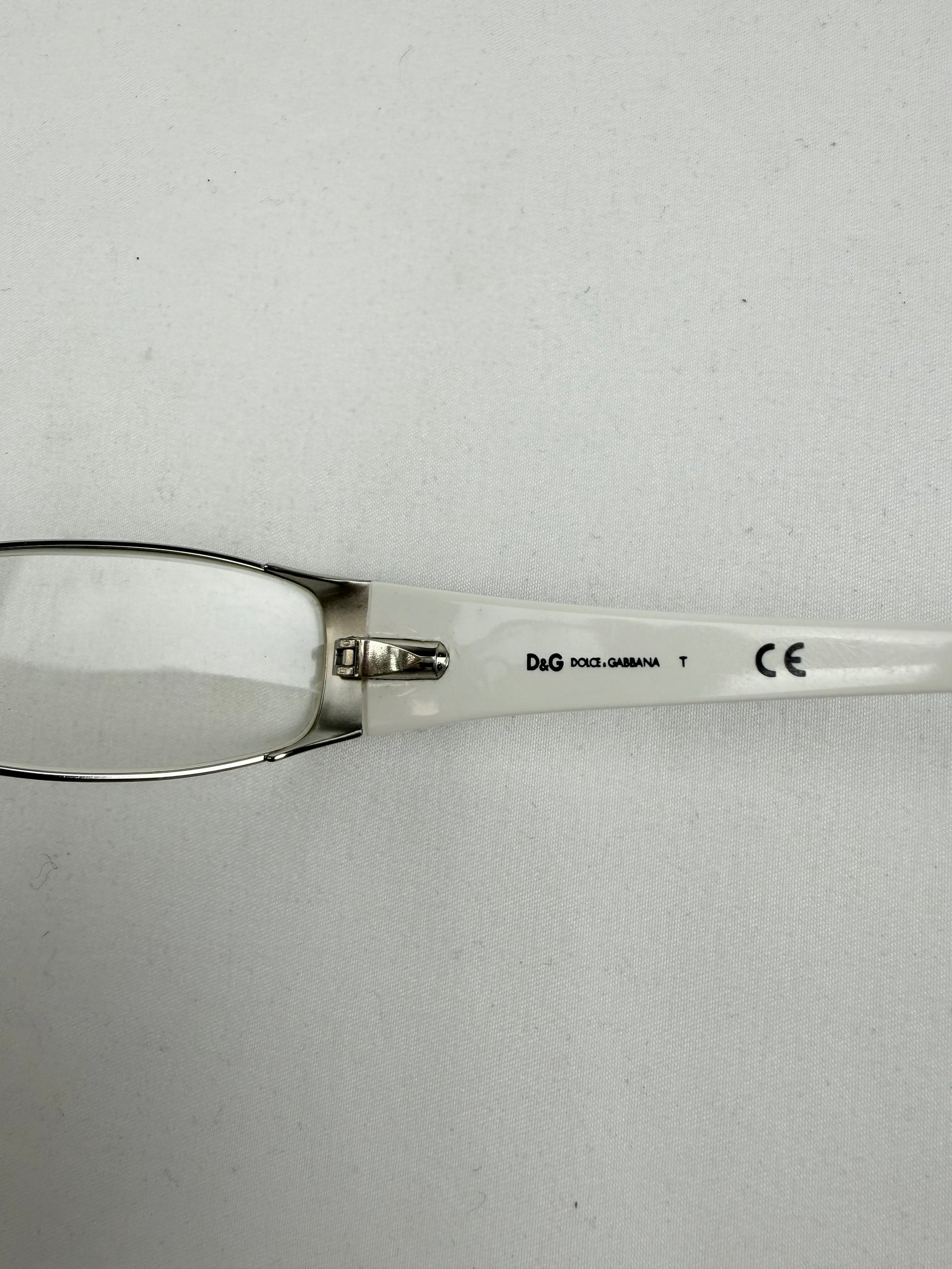 White silver logo office glasses (no prescription)