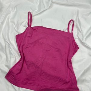 Pink stretchy cami top (M/L)