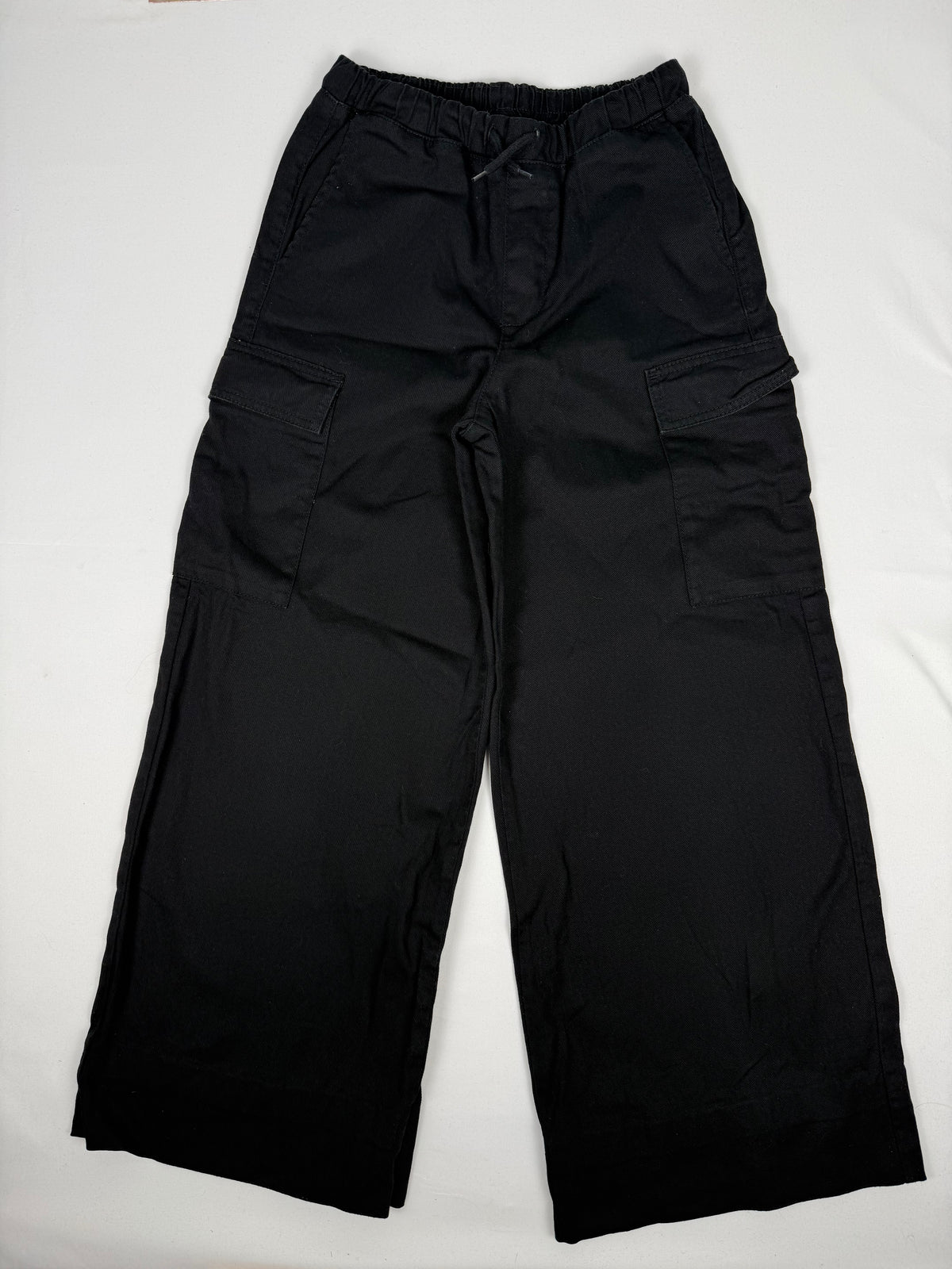Black cargo baggy pants (XS)