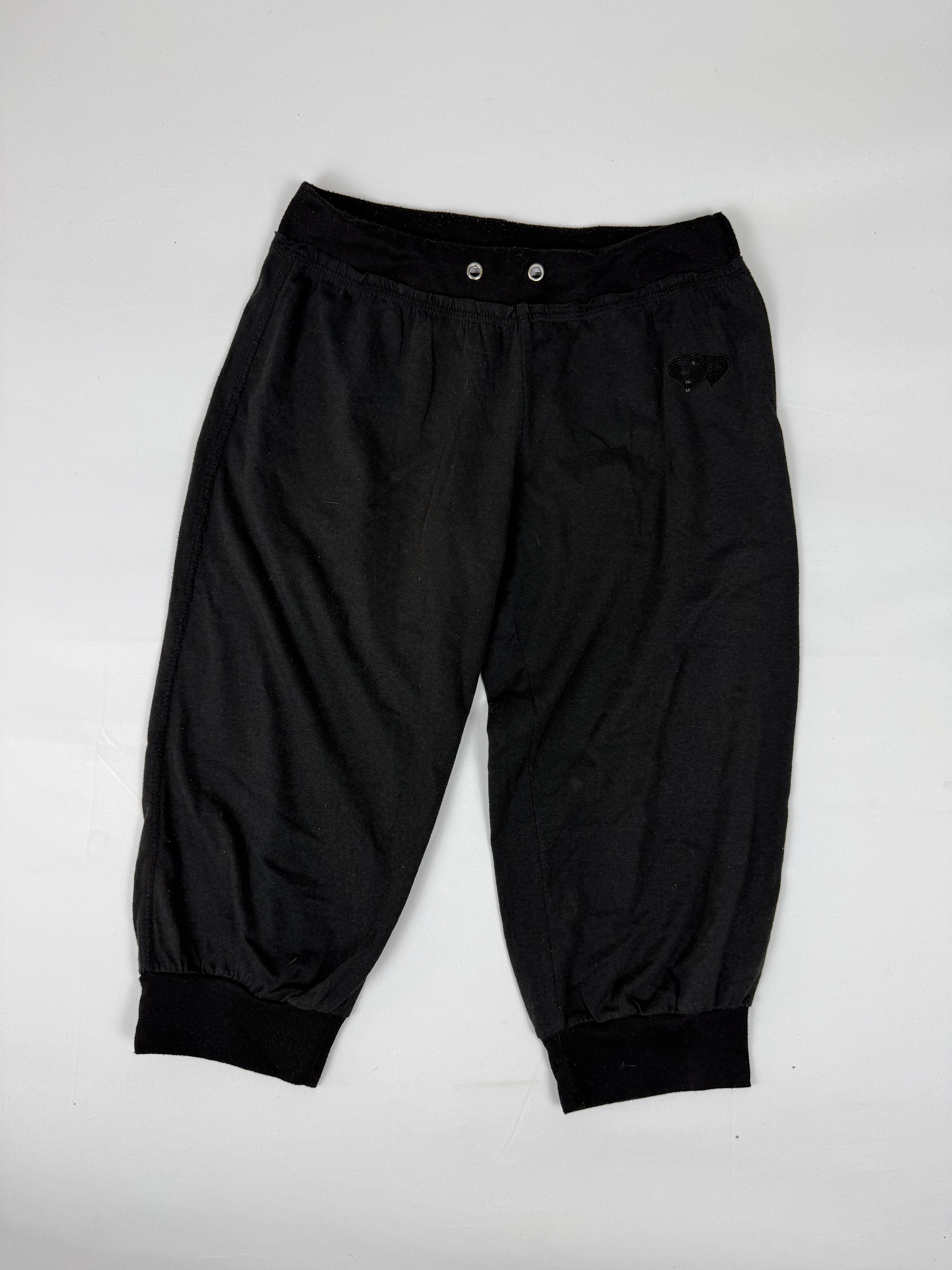 Black activewear capri pants (M)