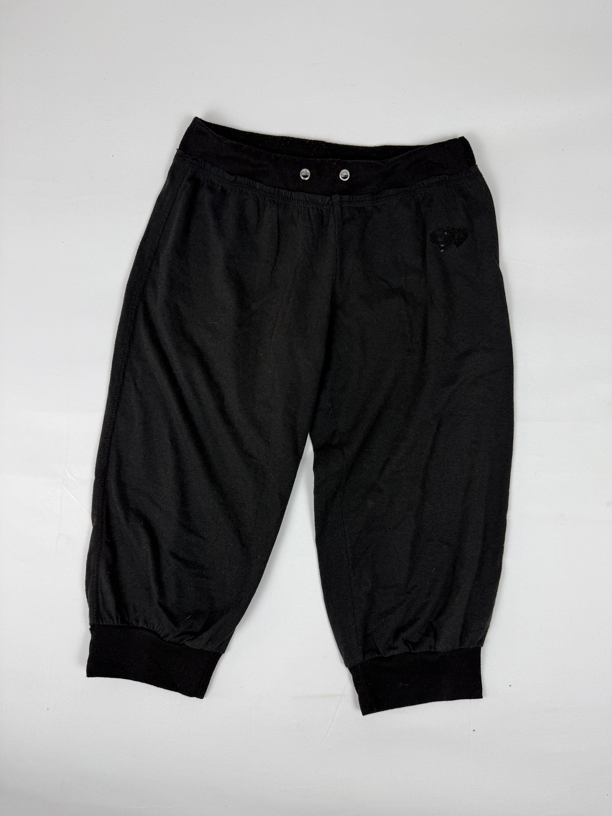 Black activewear capri pants (M)