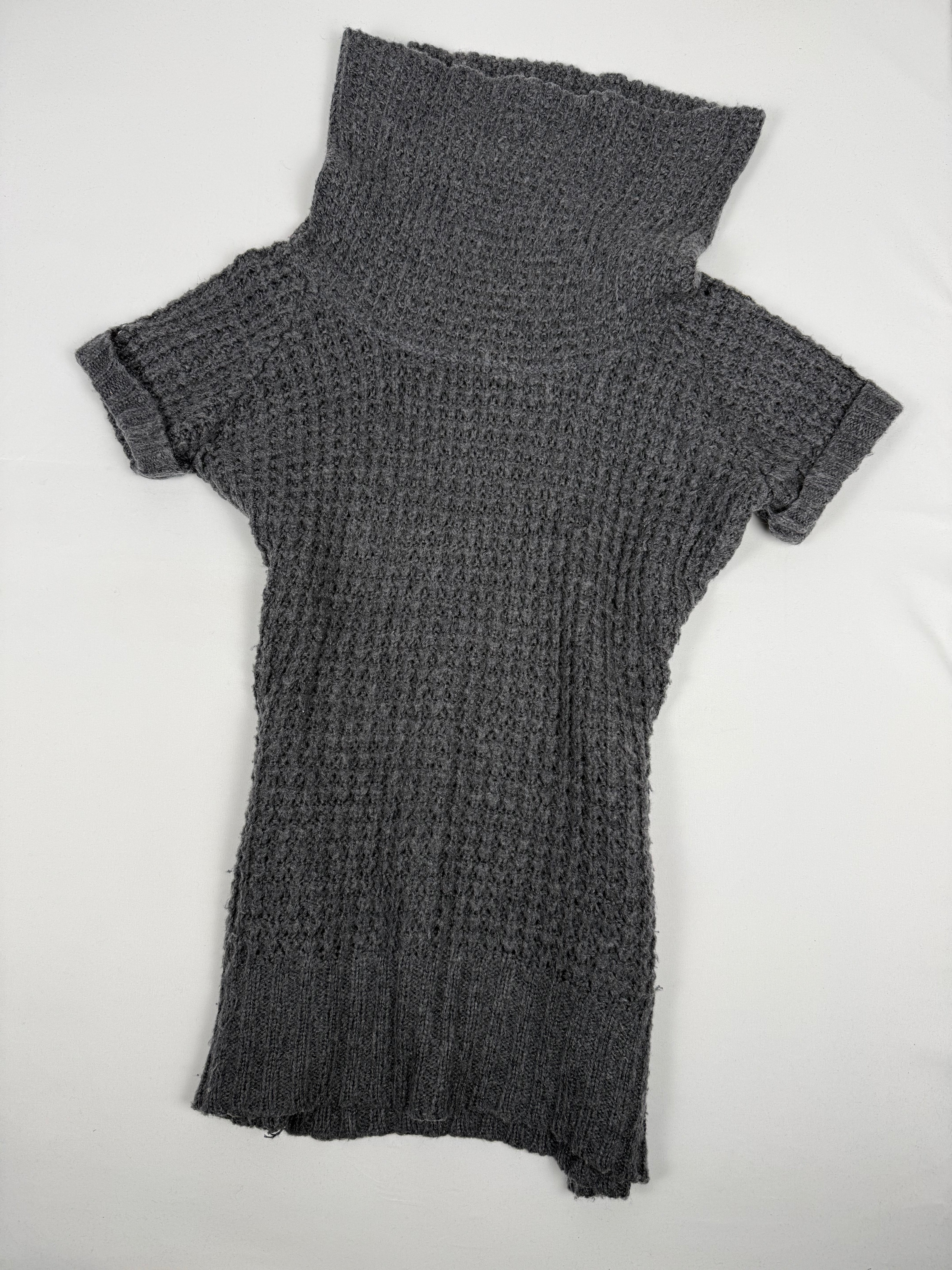 Grey turtleneck jumper dress (L)