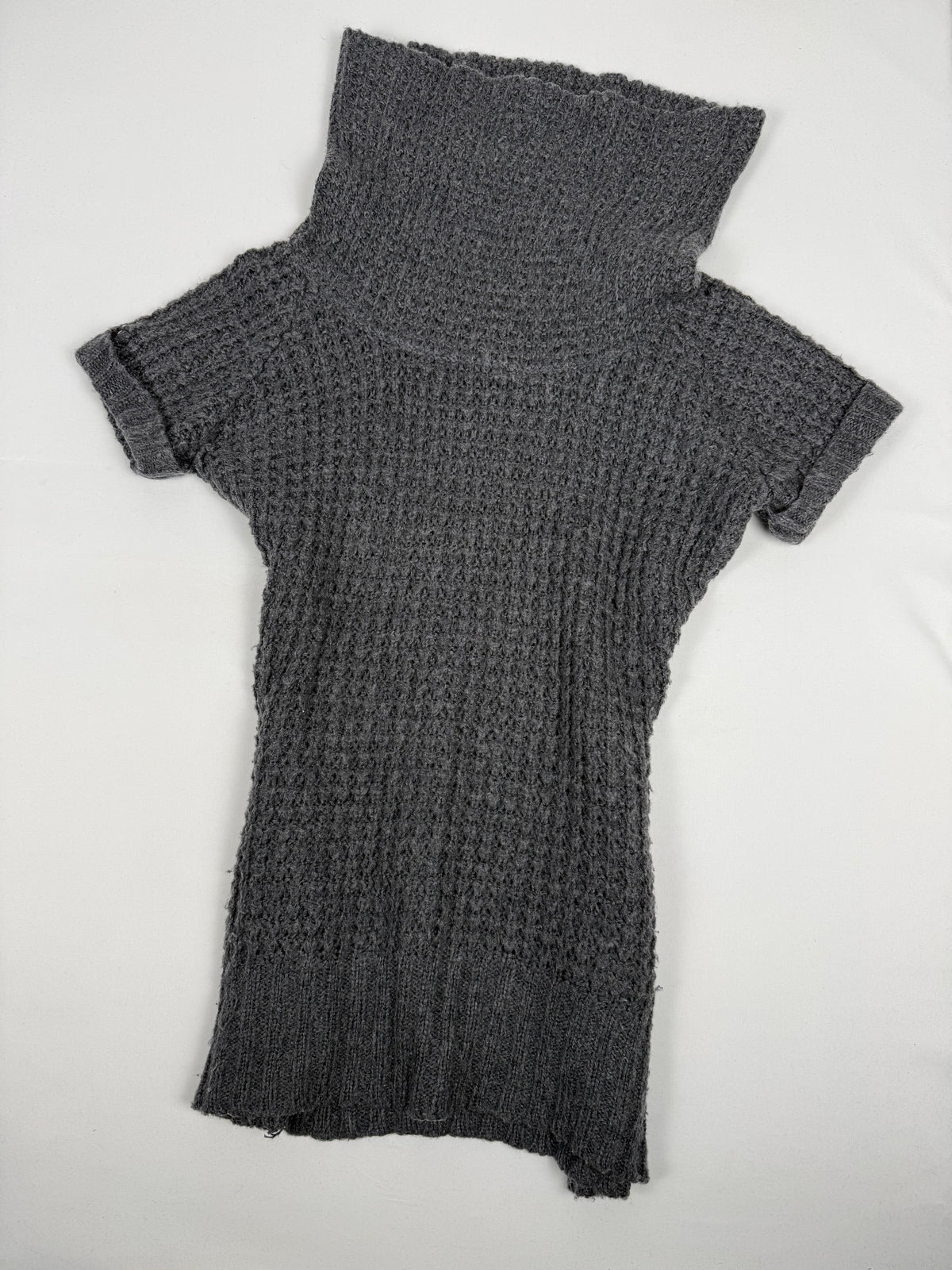 Grey turtleneck jumper dress (L)