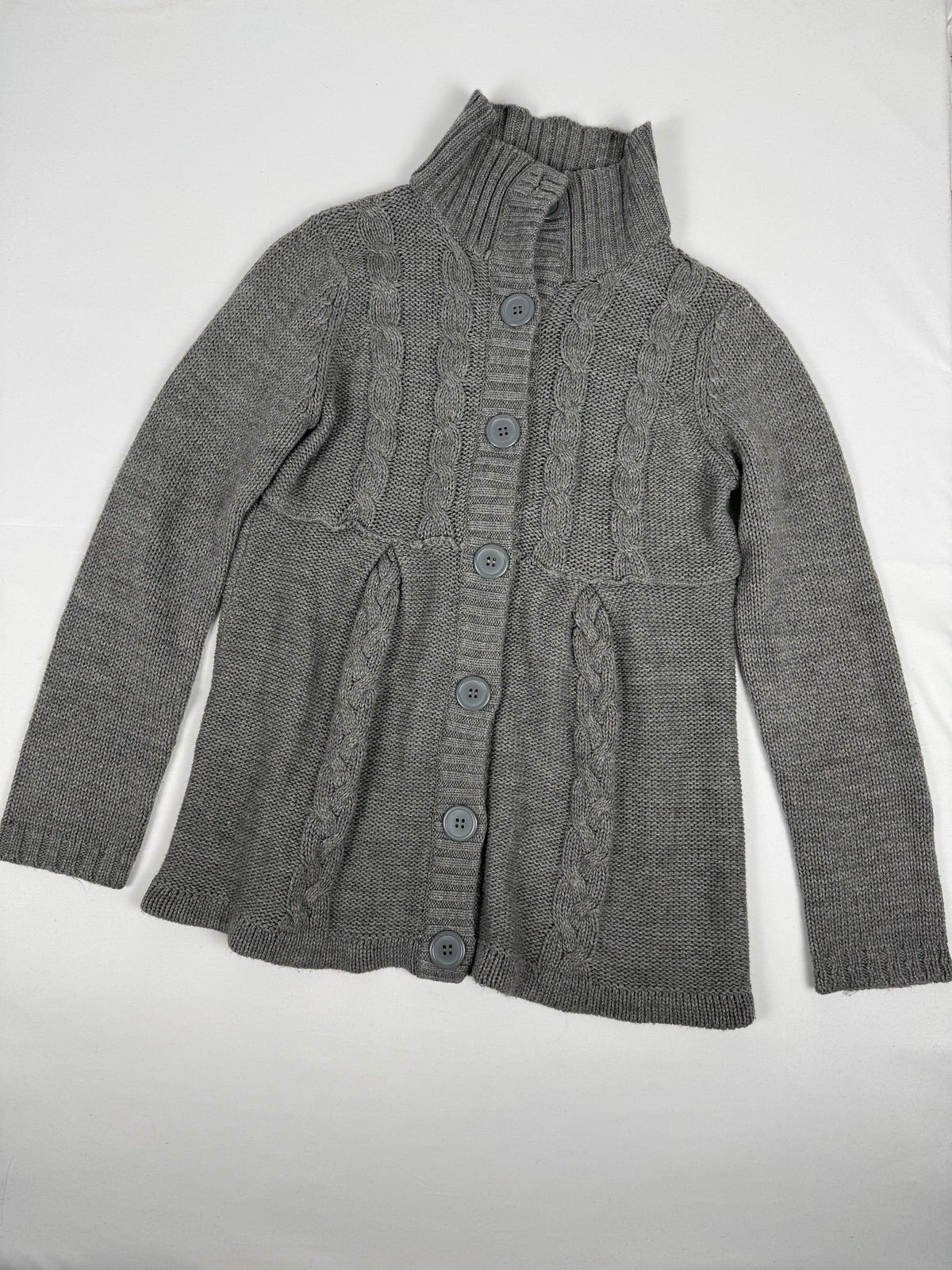 Grey buttons up cardigan jumper (XL)