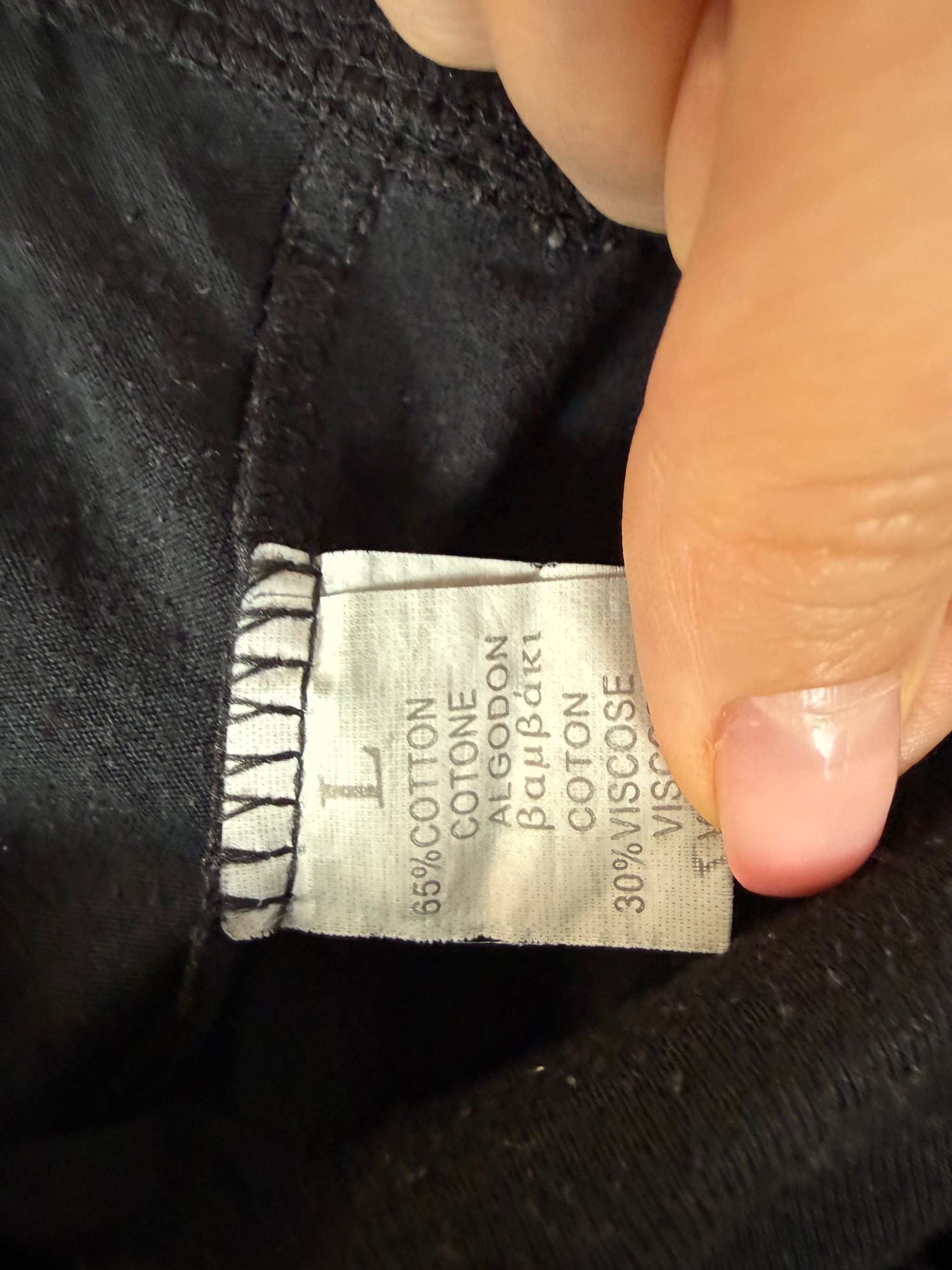 Black activewear capri pants (M)