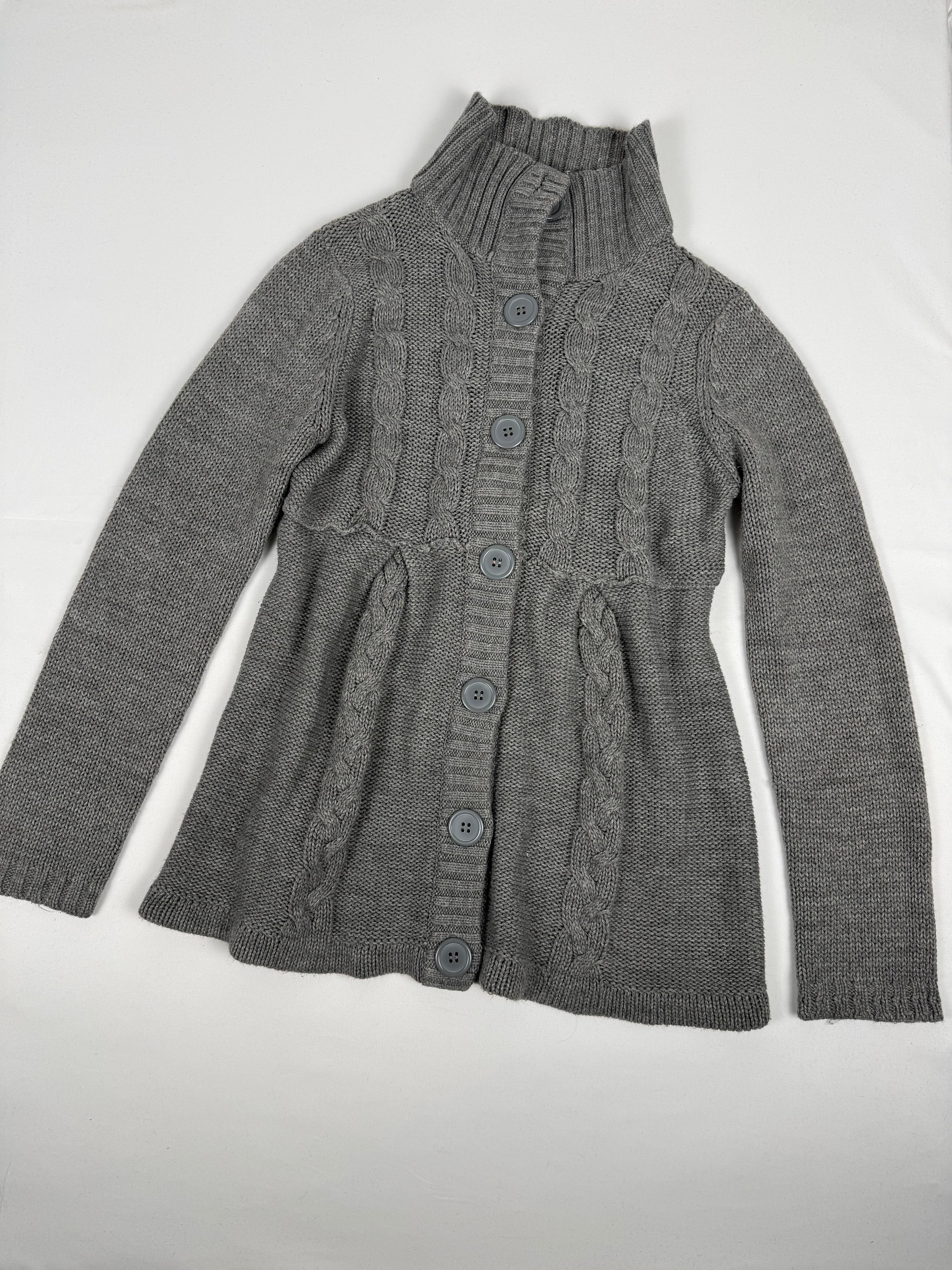 Grey buttons up cardigan jumper (XL)