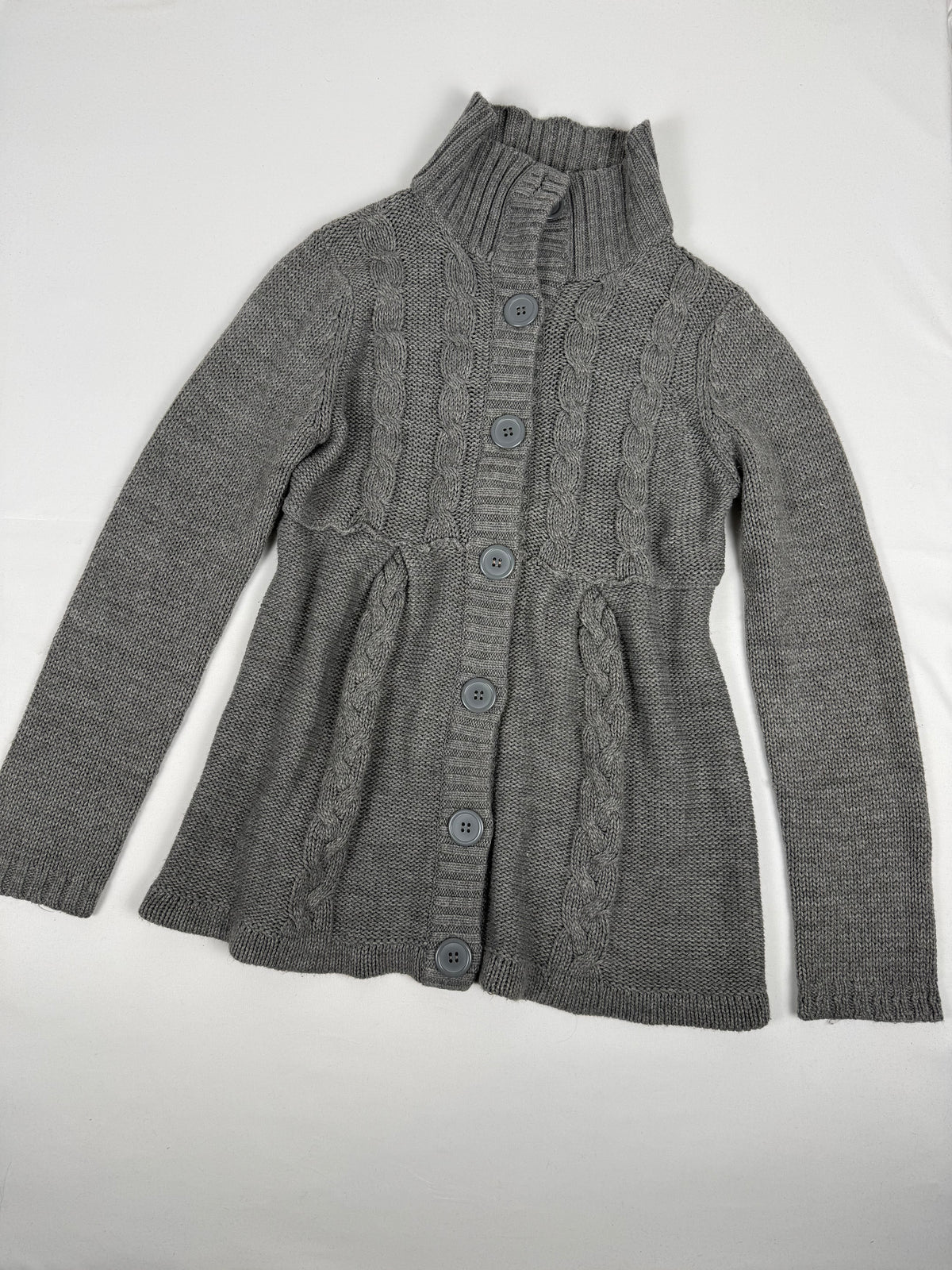 Grey buttons up cardigan jumper (XL)