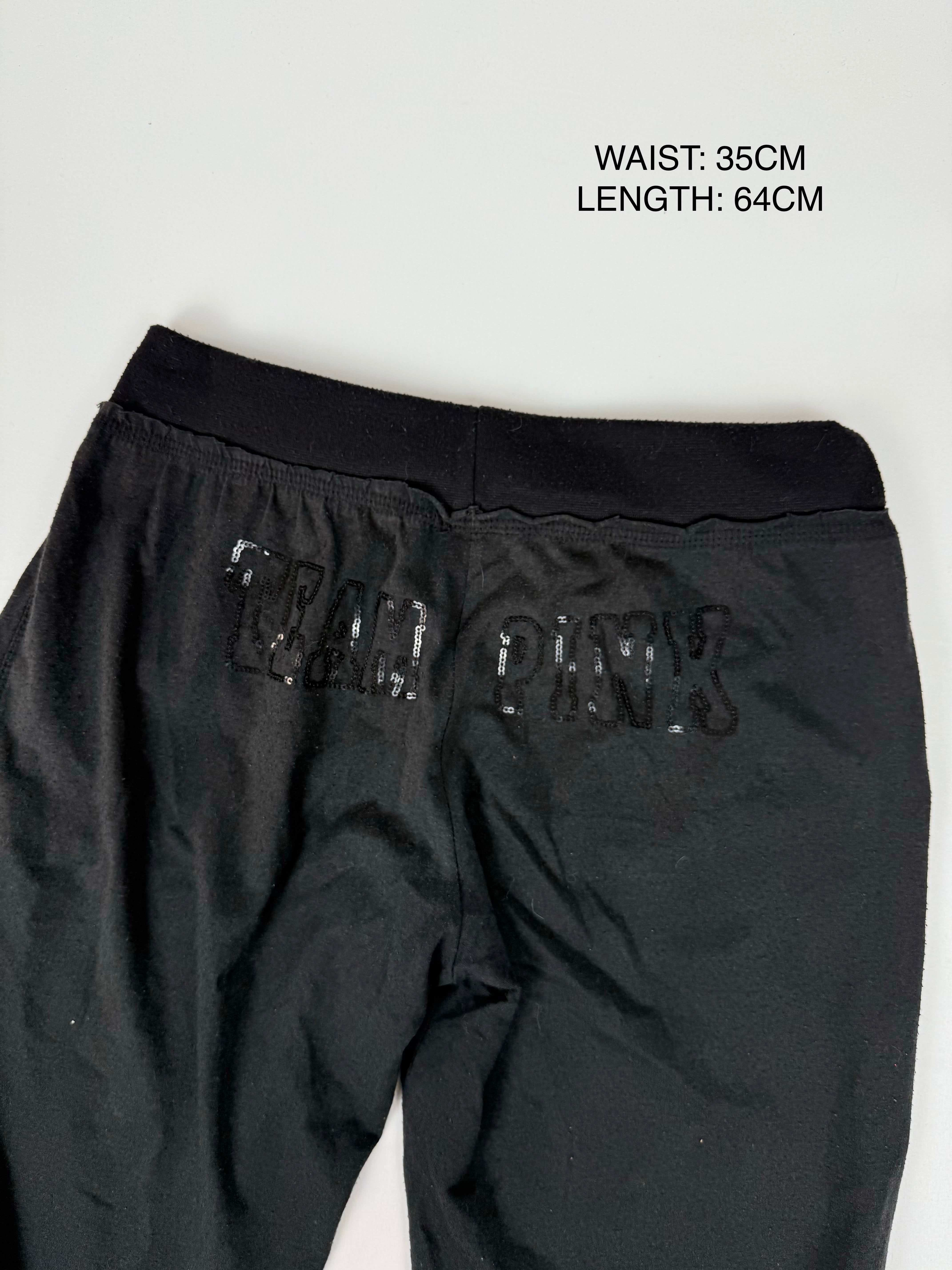 Black activewear capri pants (M)