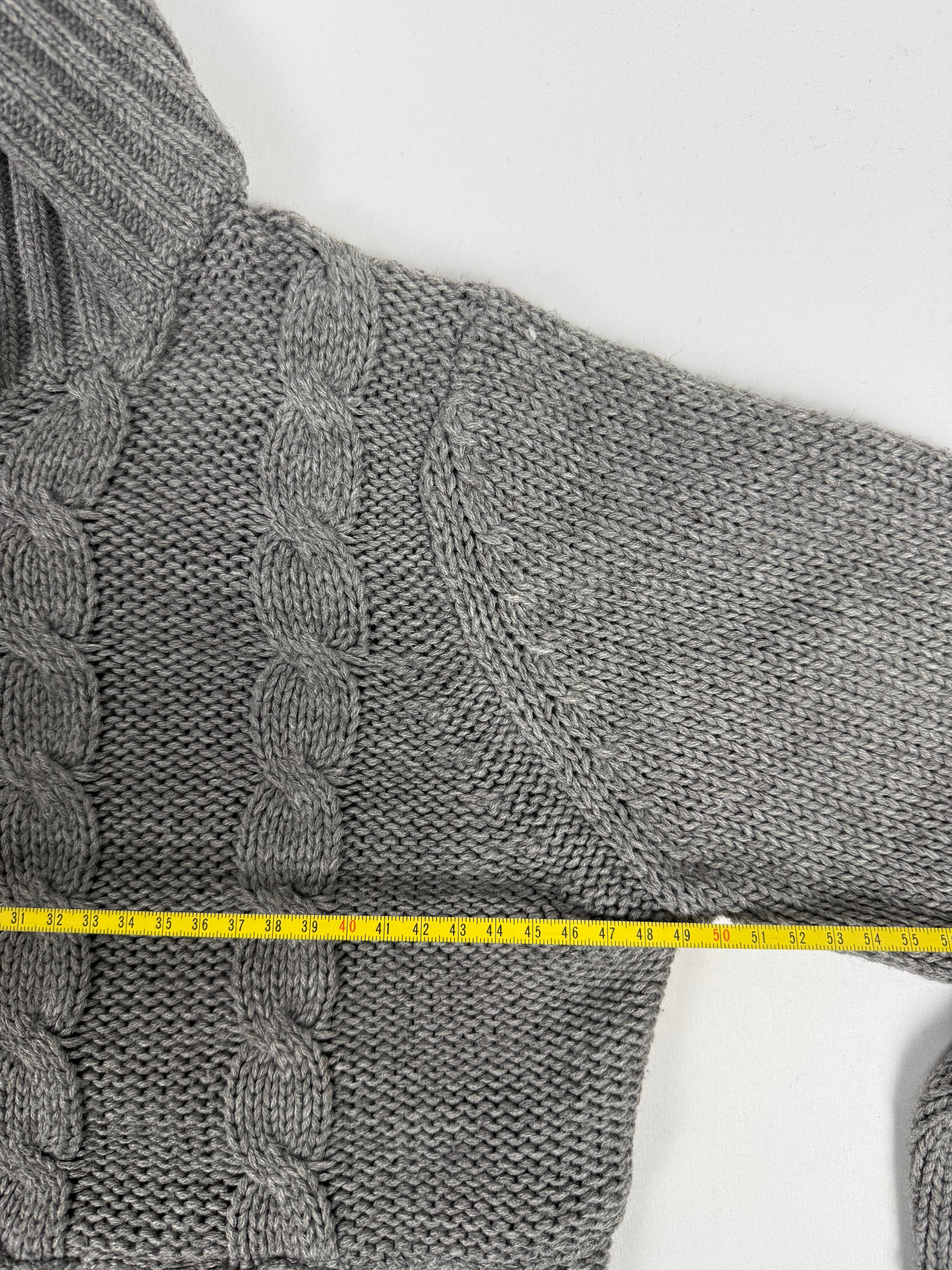 Grey buttons up cardigan jumper (XL)