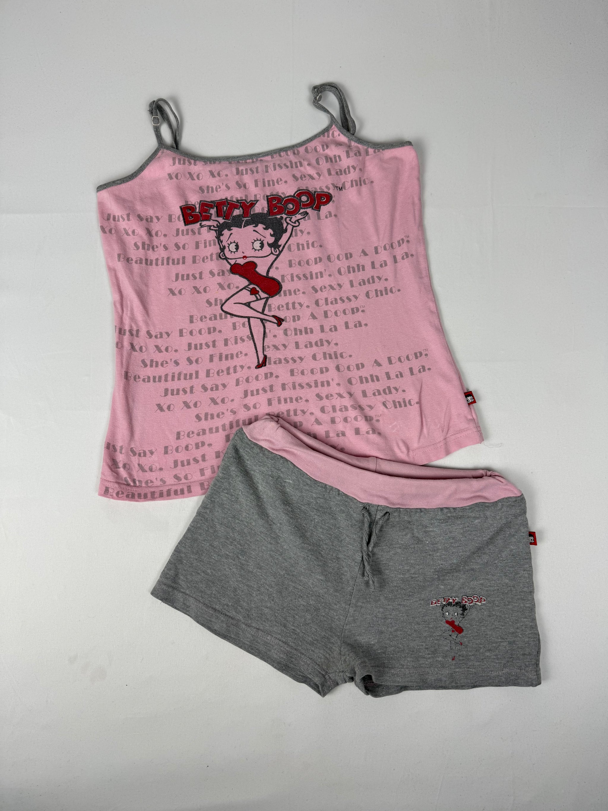 Grey 100% cotton cami top (M)