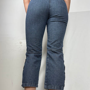 Navy low rise capri pants (XS)