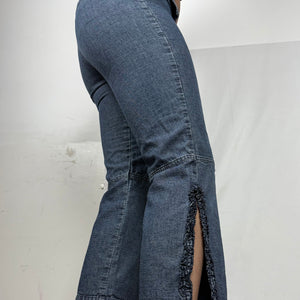 Navy low rise capri pants (XS)