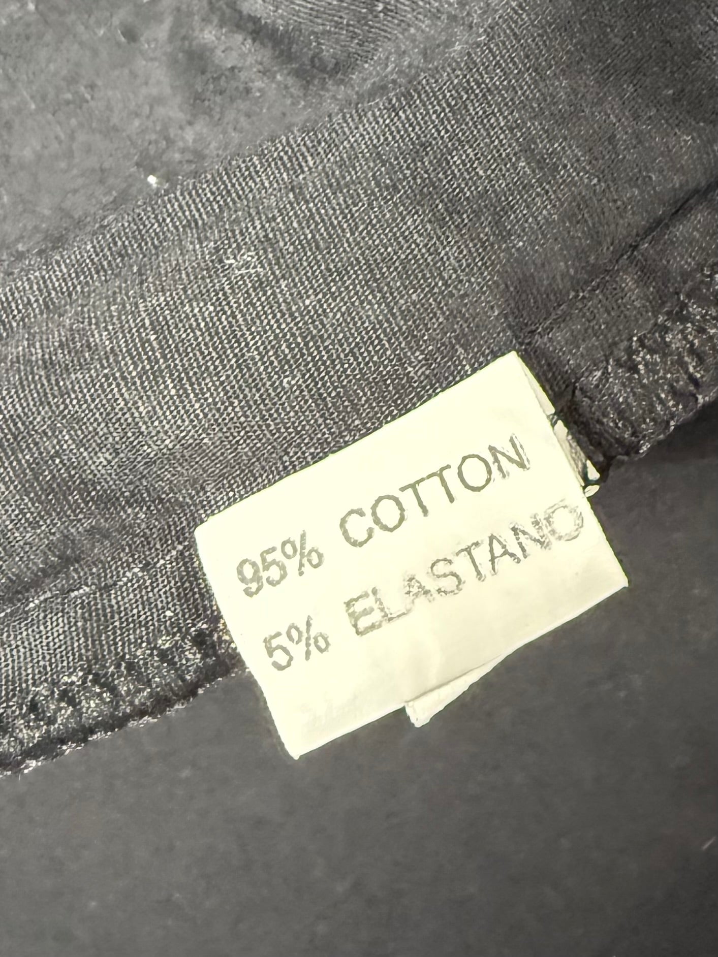 Black ruched tight fit long sleeves shirt (S)