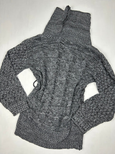 Grey turtleneck jumper (S/M)