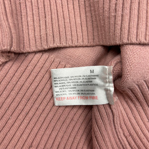 Pink turtleneck jumper (M)