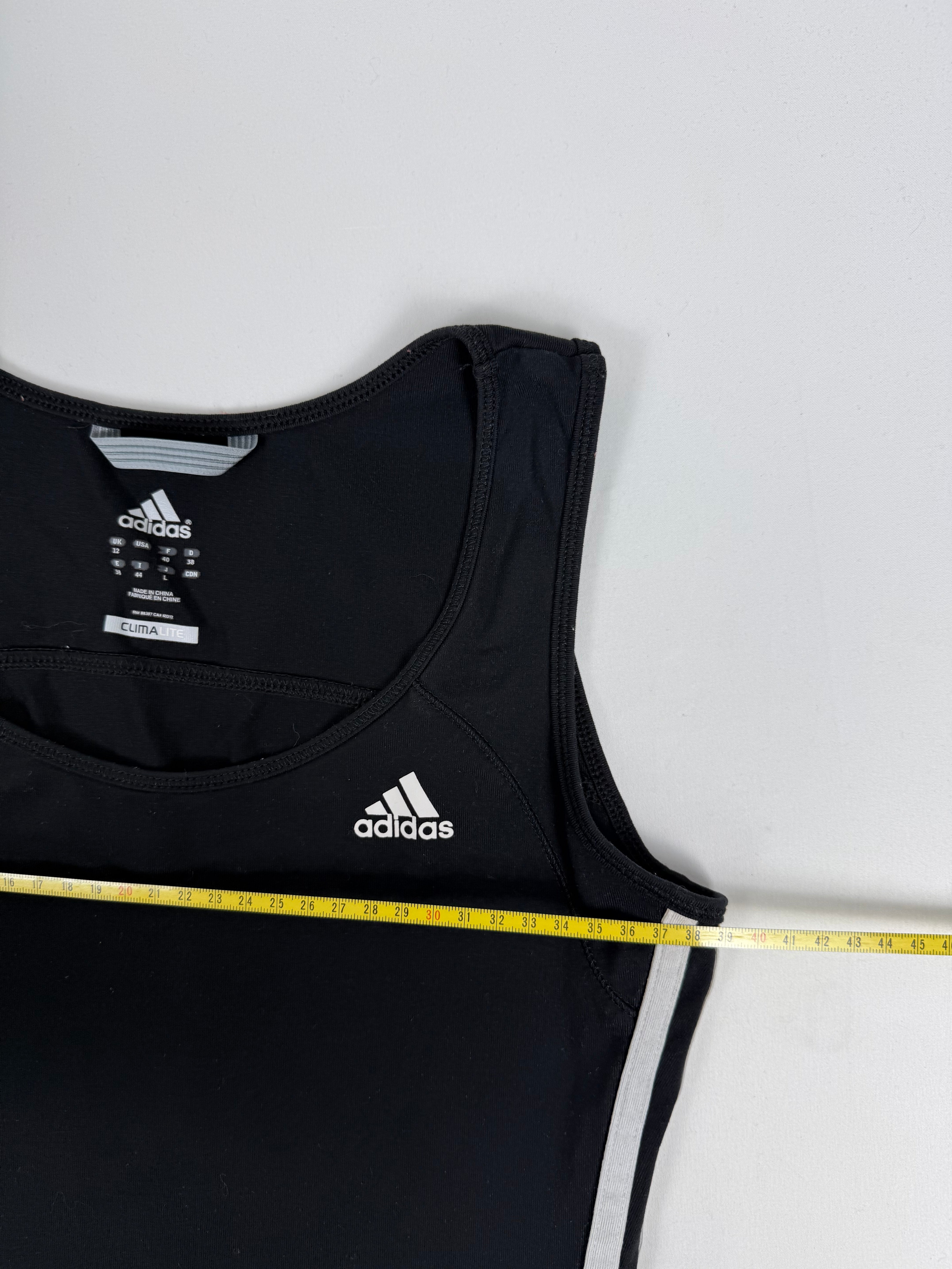 Black activewear top + short set (S)