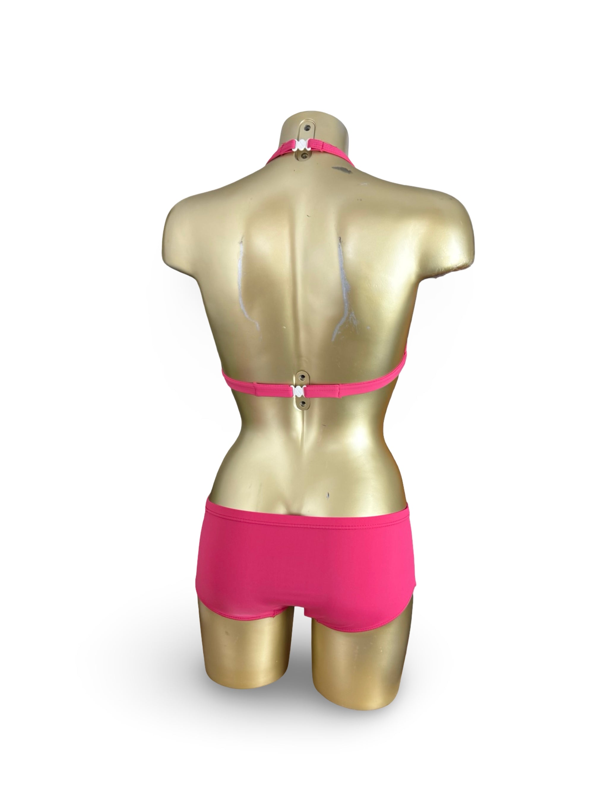 Pink low rise shorty bikini set (S/M)