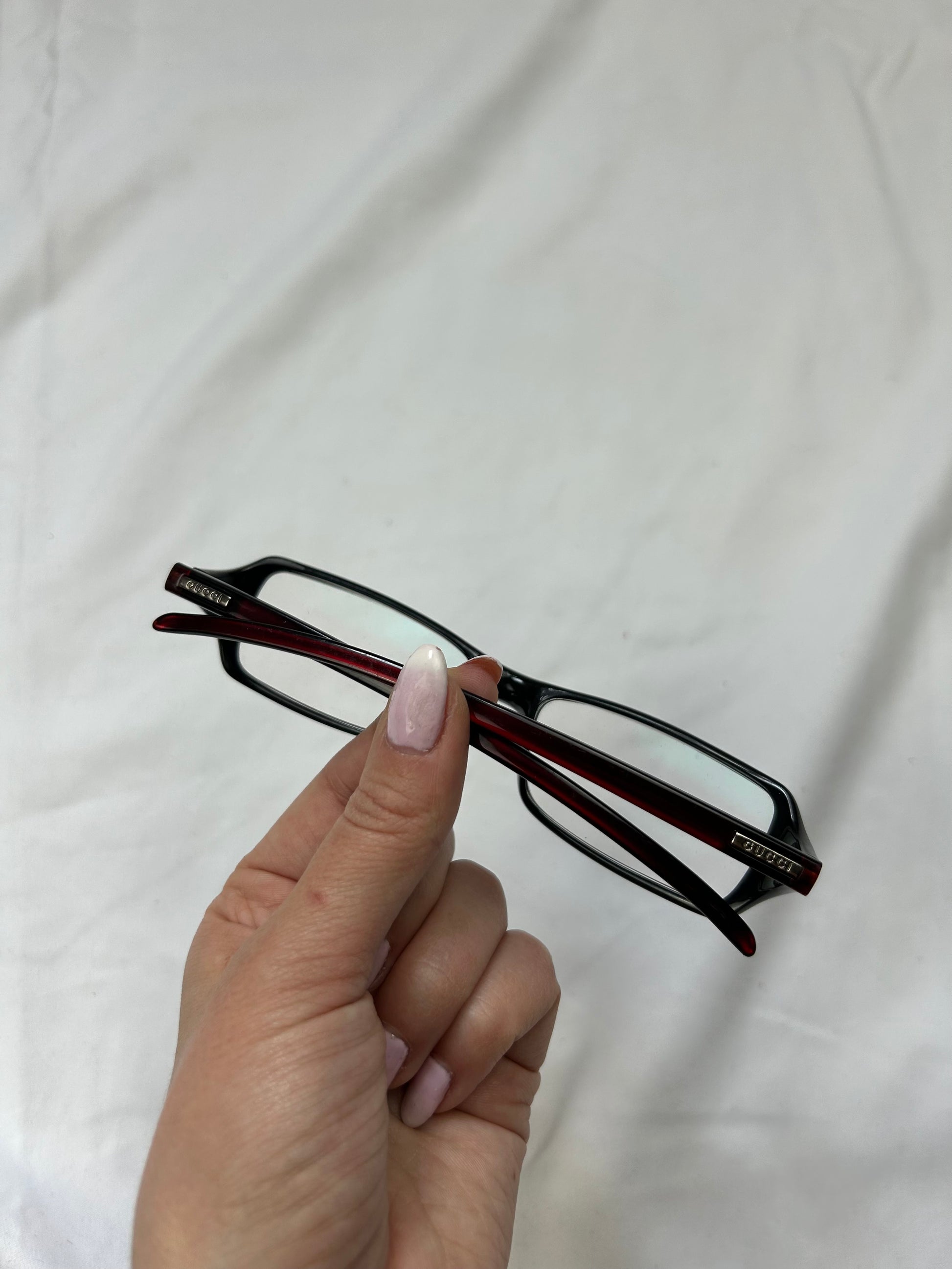 Y2k siren Bayonetta logo office glasses (with prescription)