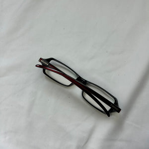 Y2k siren Bayonetta logo office glasses (with prescription)