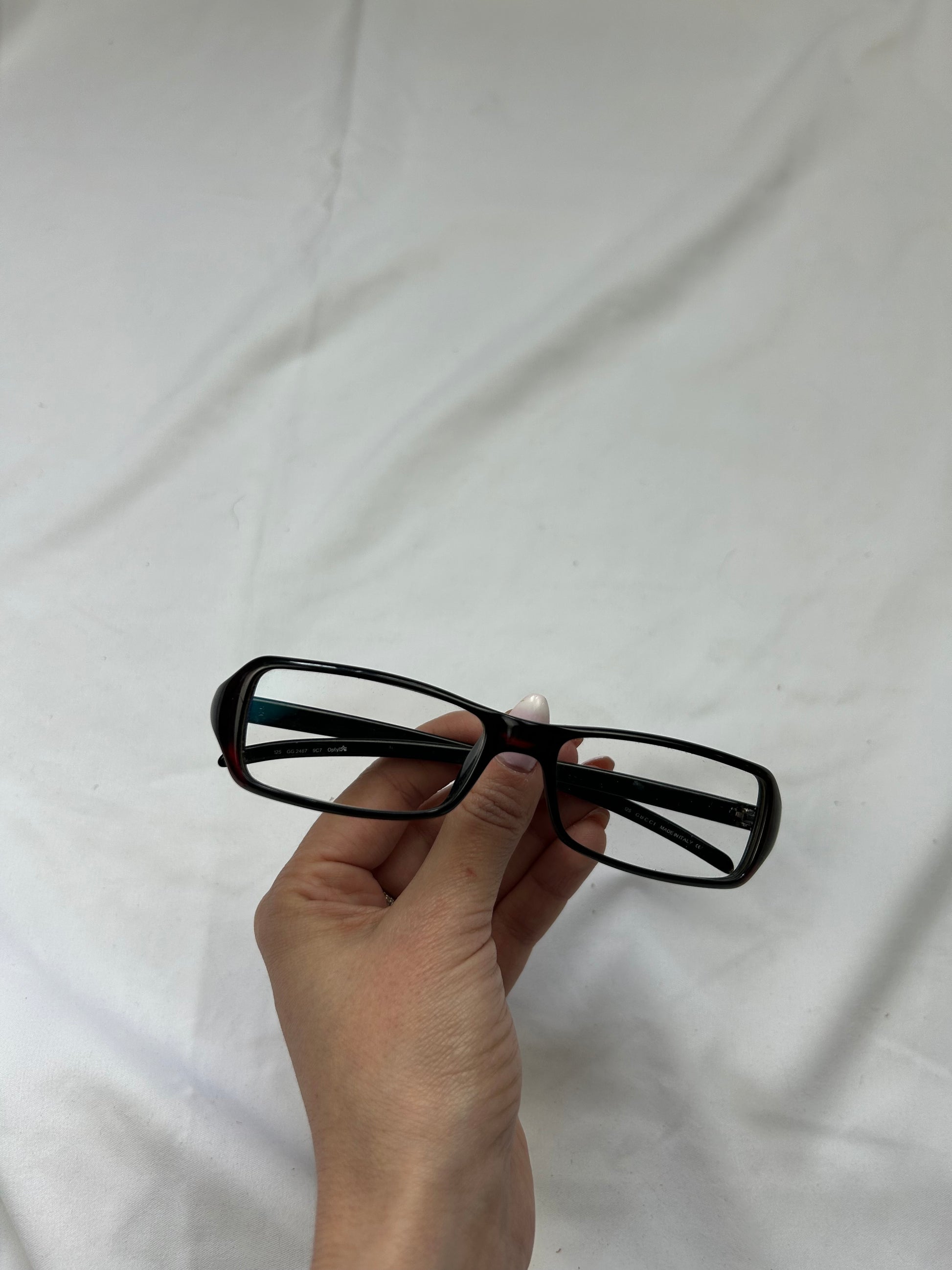 Y2k siren Bayonetta logo office glasses (with prescription)