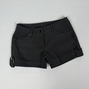 Grey wool low rise mini short (S/M)