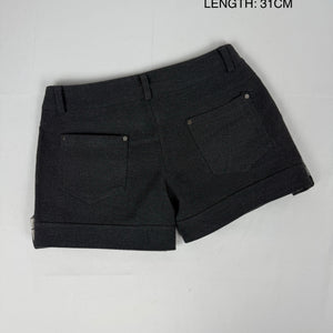 Grey wool low rise mini short (S/M)