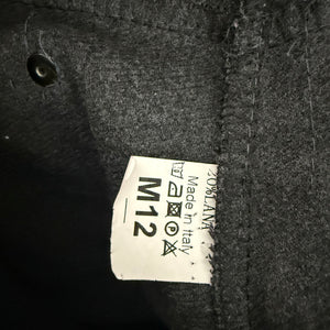 Grey wool low rise mini short (S/M)