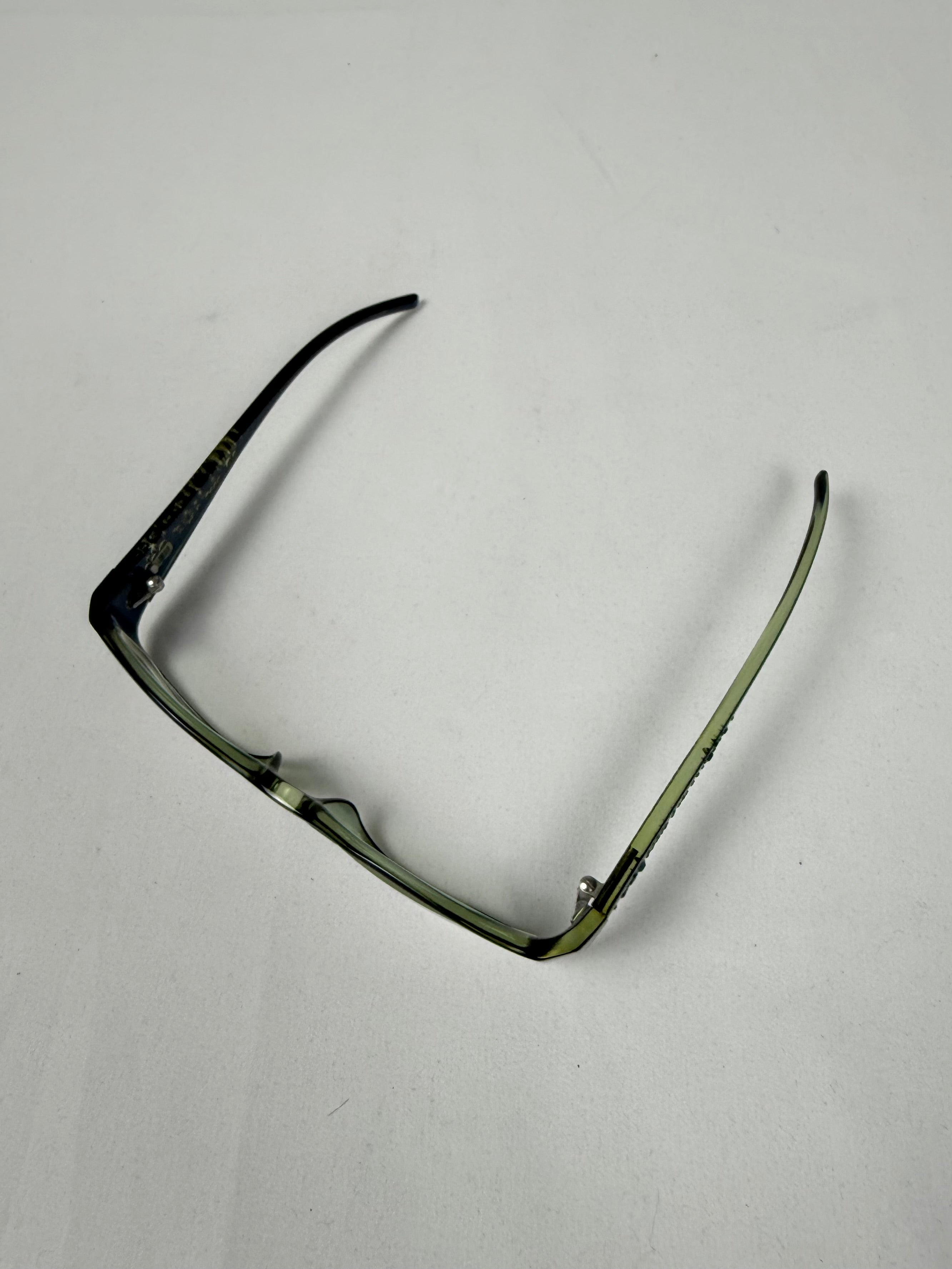 Black rhinestones office glasses (with prescription)