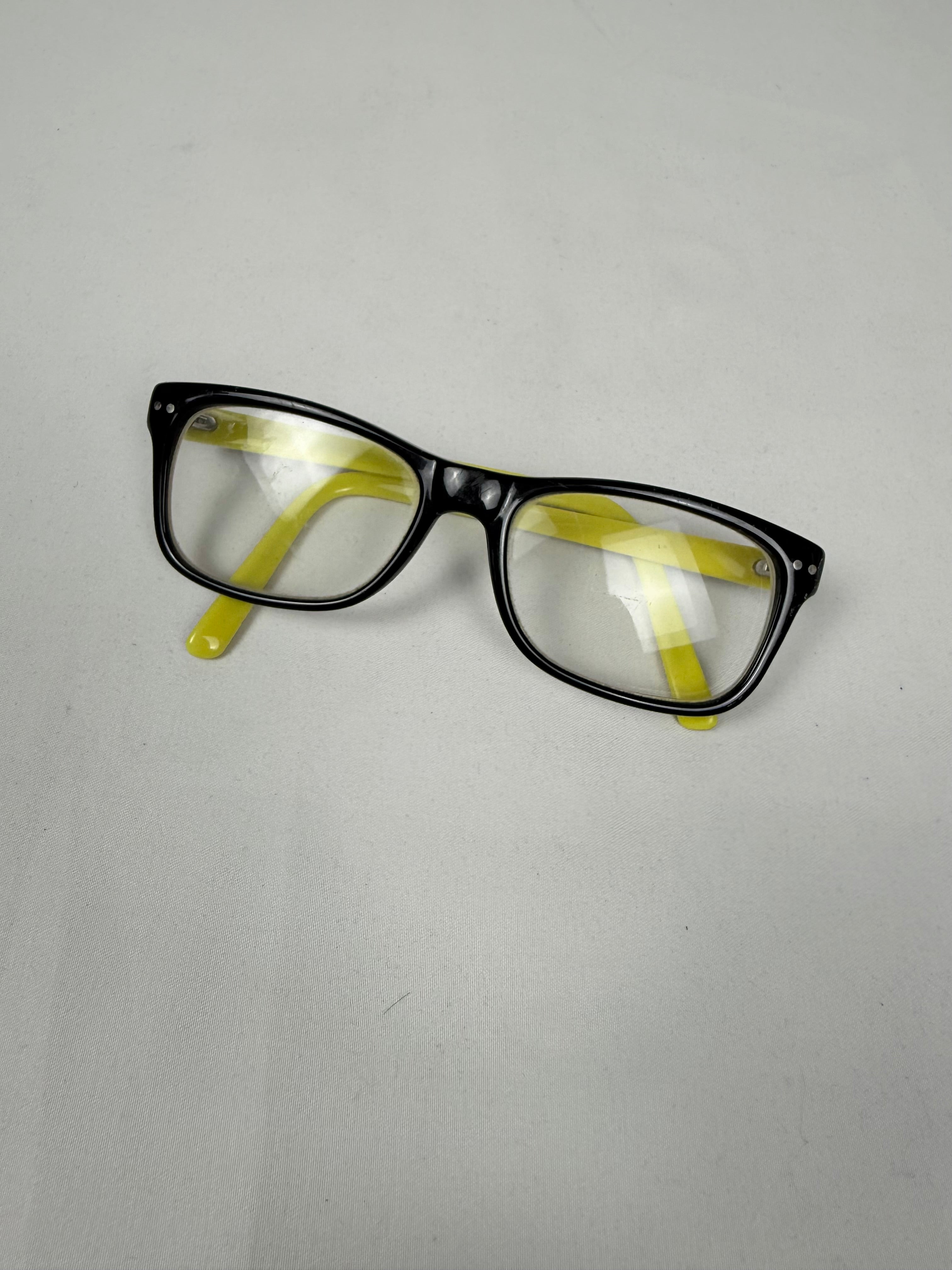 Black & yellow office glasses (with prescription)