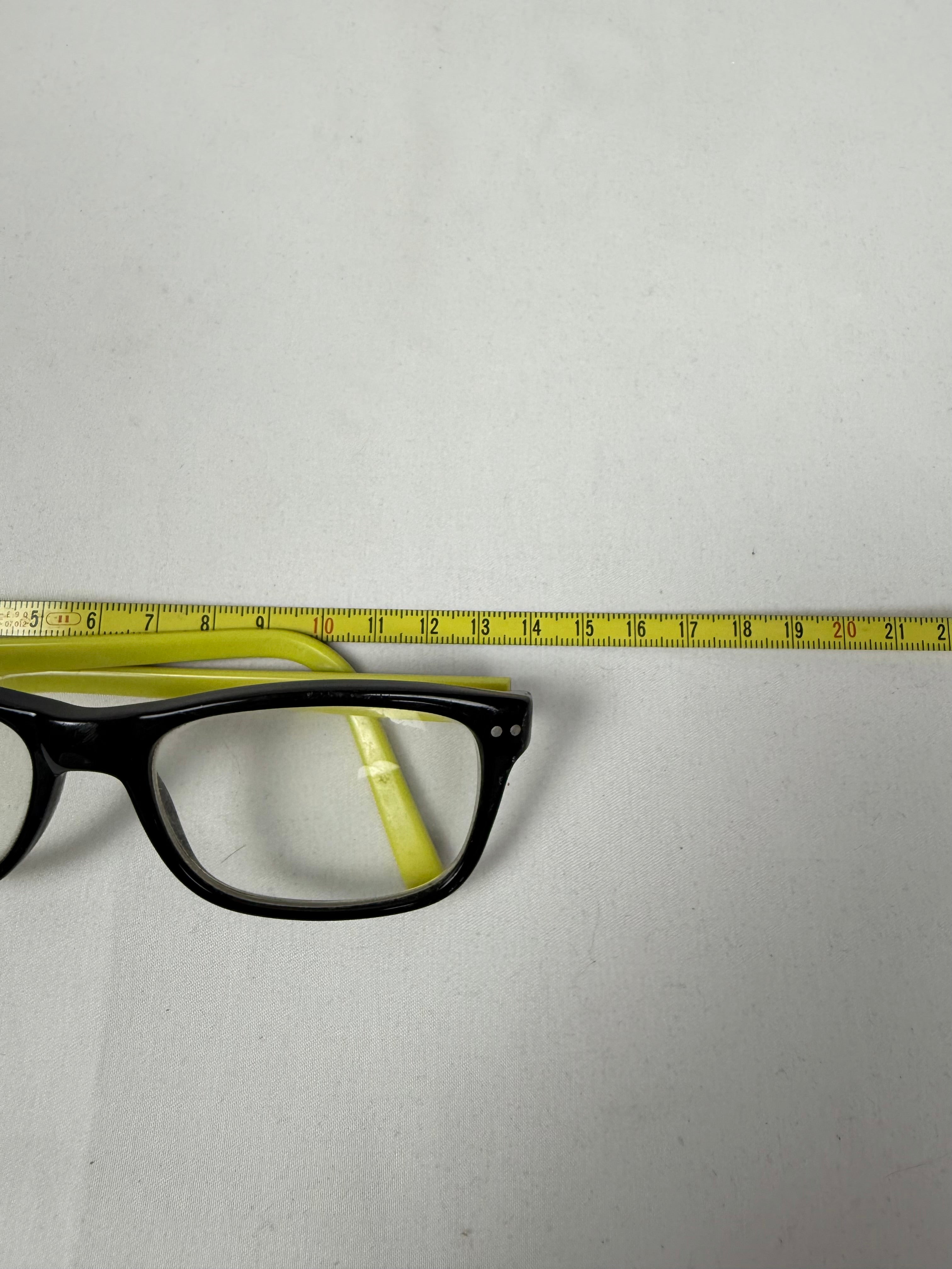 Black & yellow office glasses (with prescription)