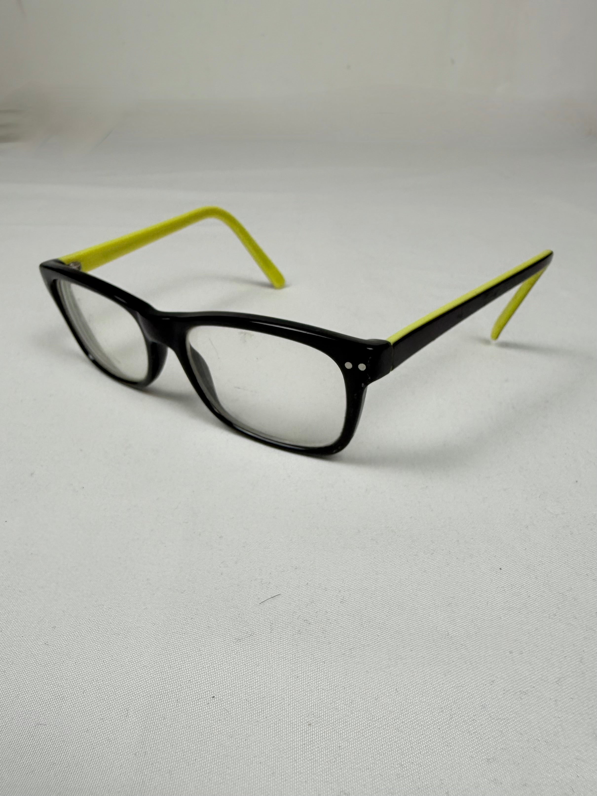 Black & yellow office glasses (with prescription)