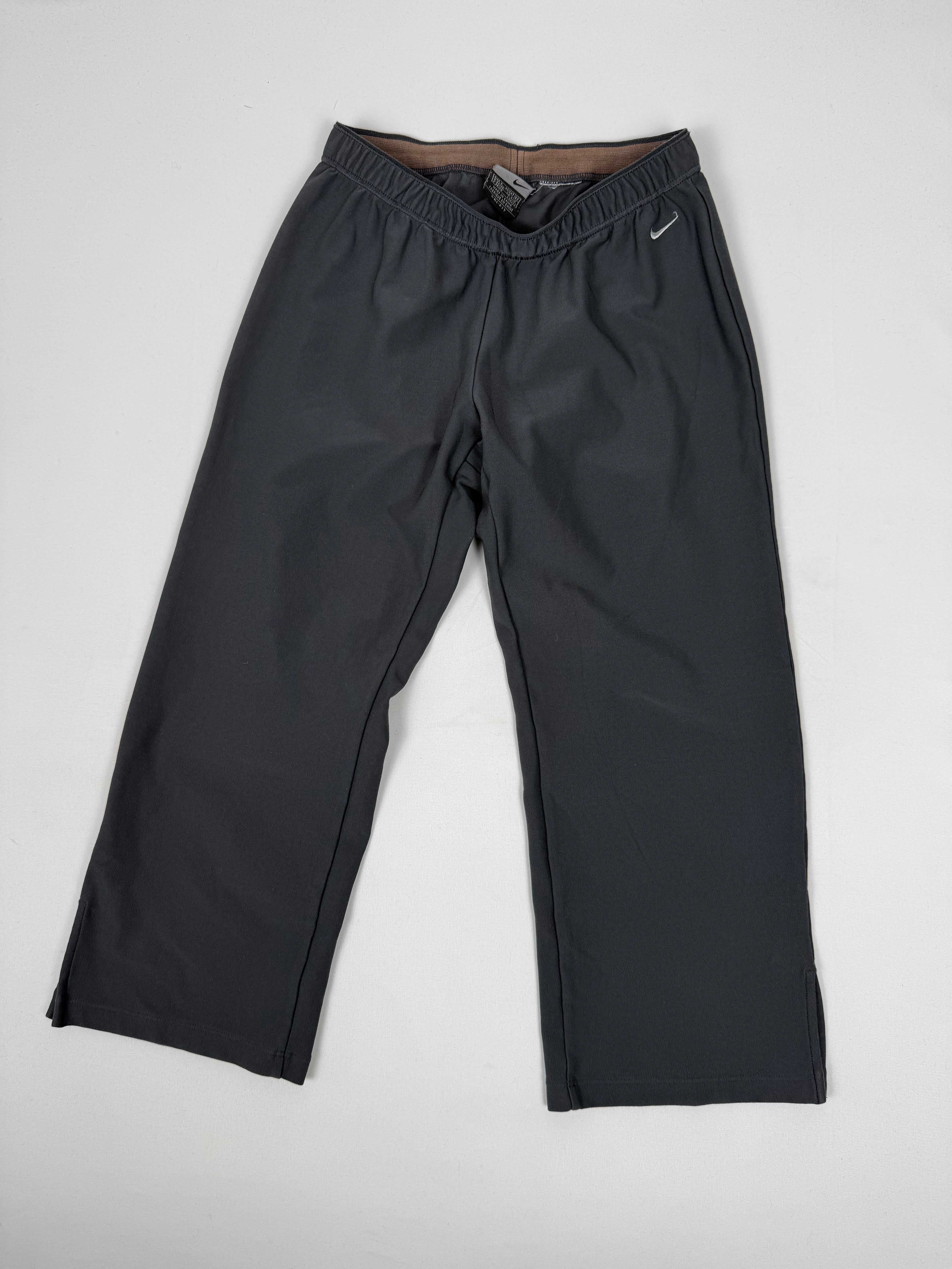 Grey low rise capri pants (S)