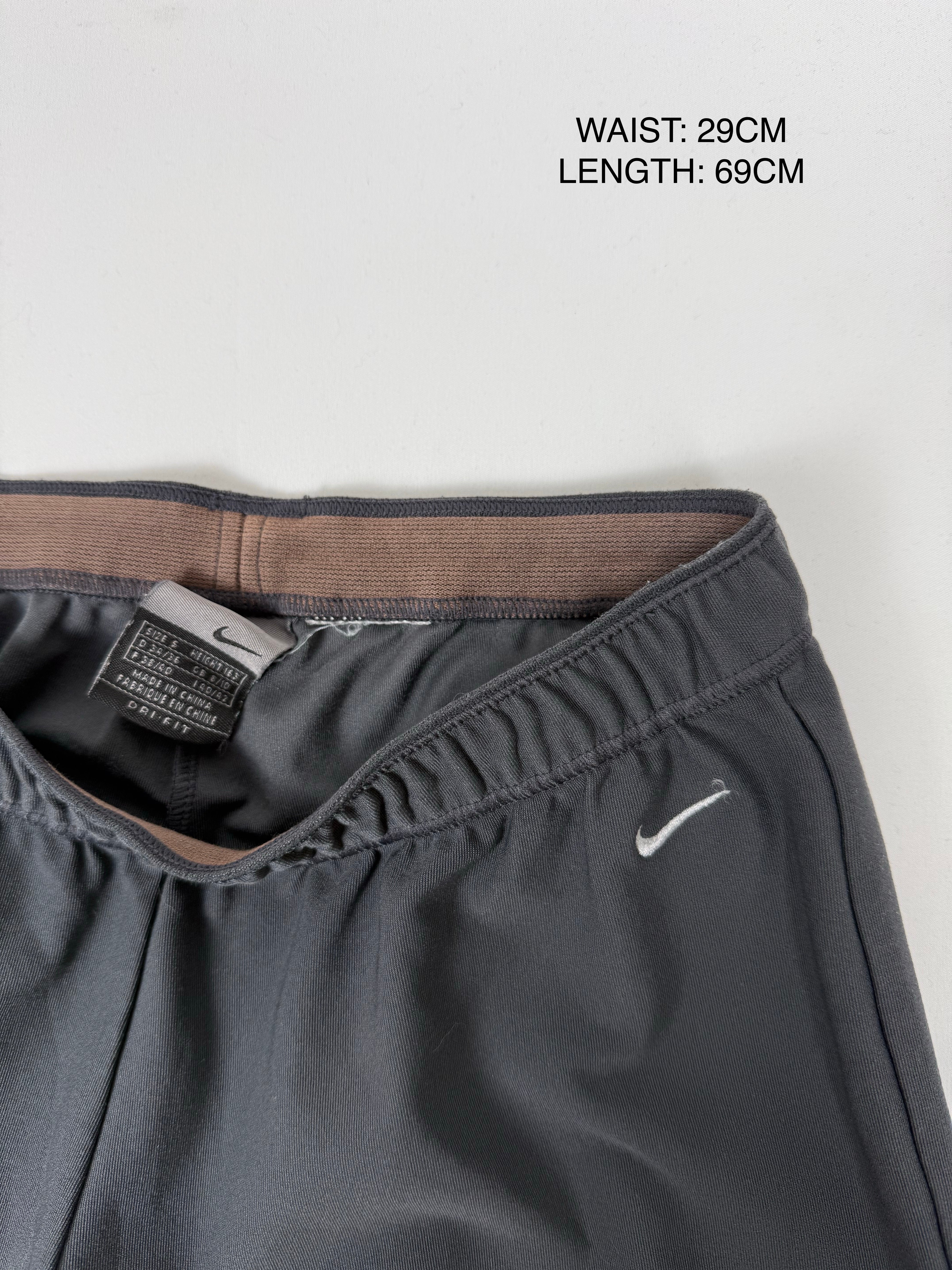 Grey low rise capri pants (S)