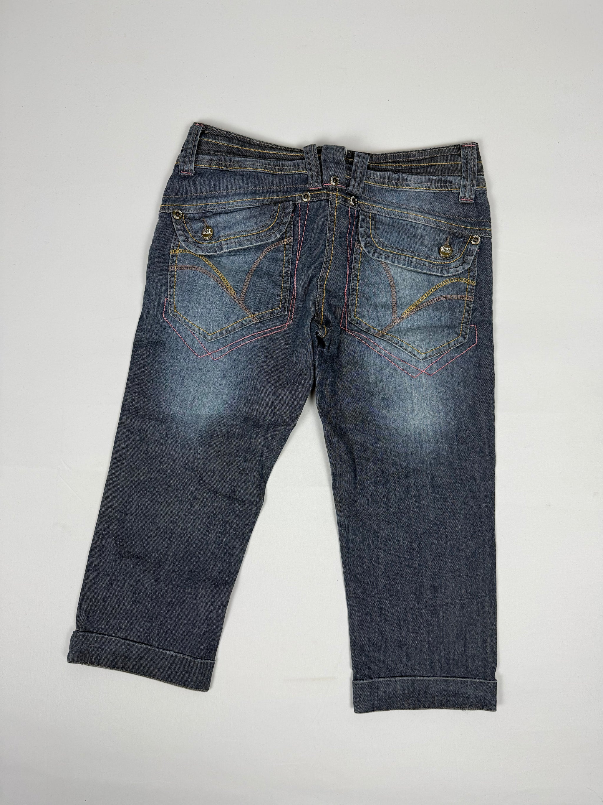 Navy denim capri pants (XS)