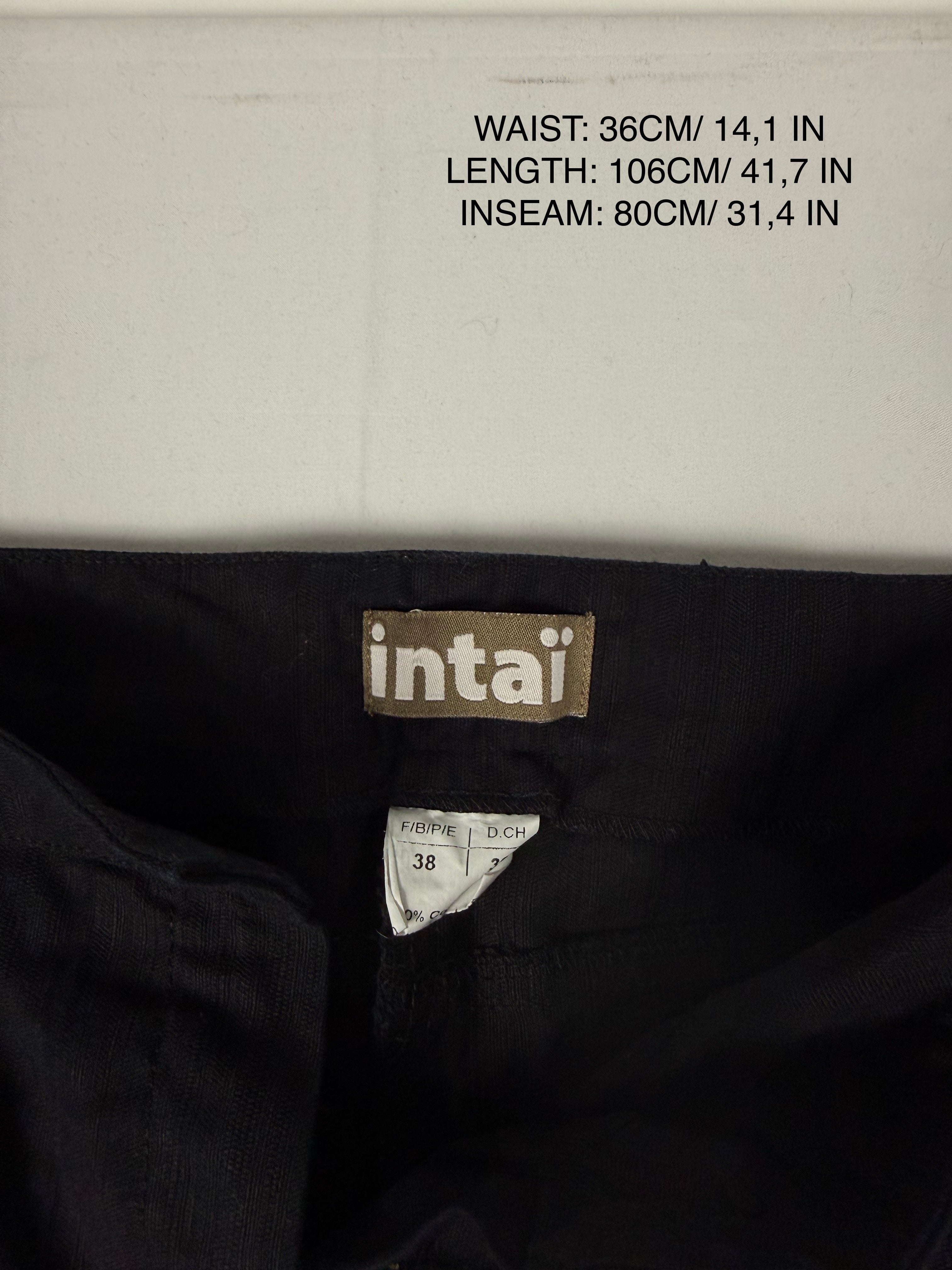 Black mid rise baggy cargo pants (S)