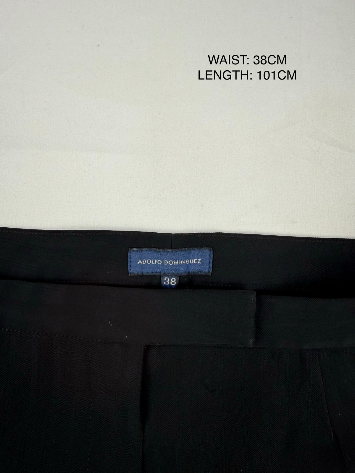 Black flare office pants (M)
