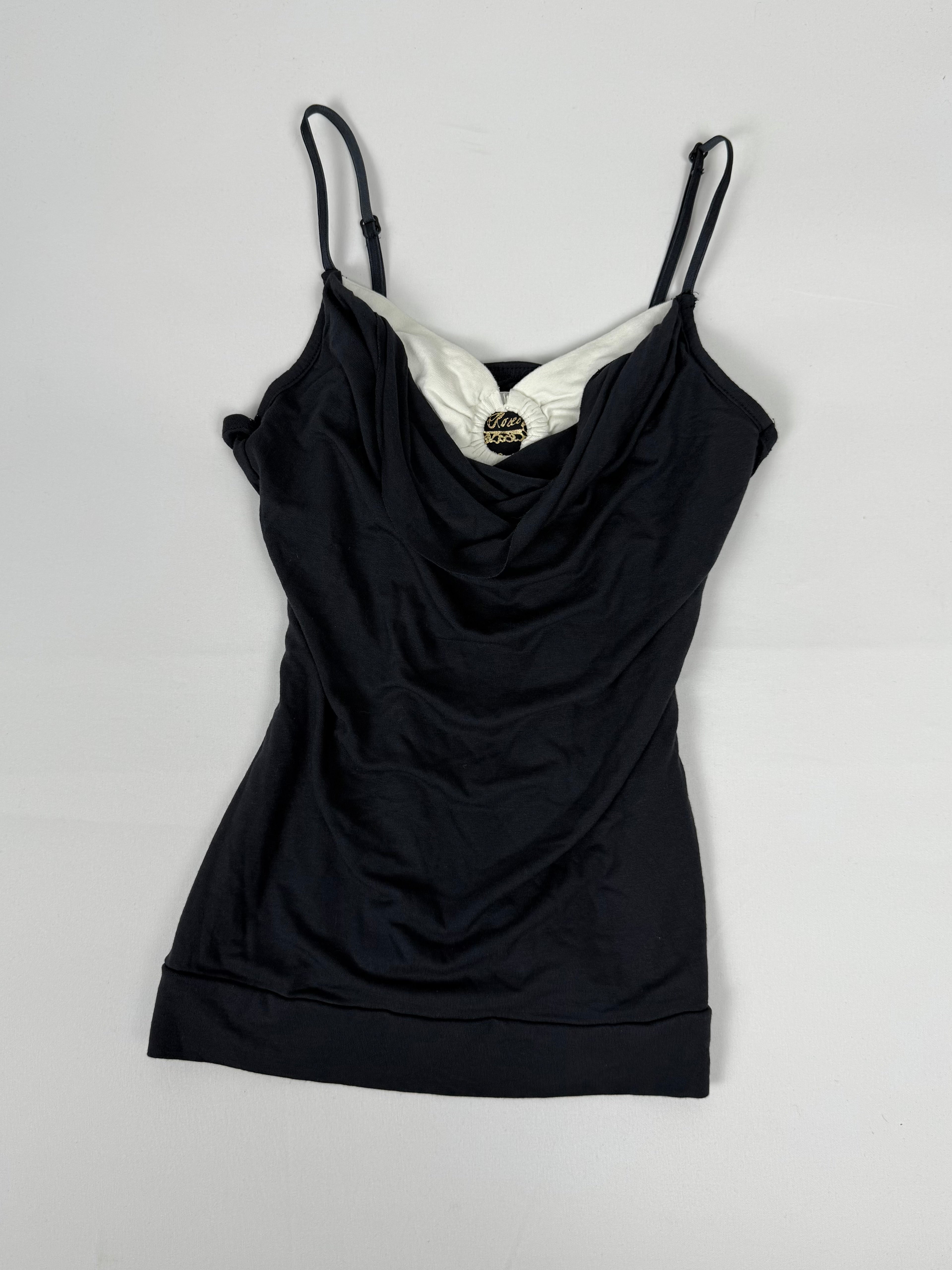 Black buckle cami top (S)