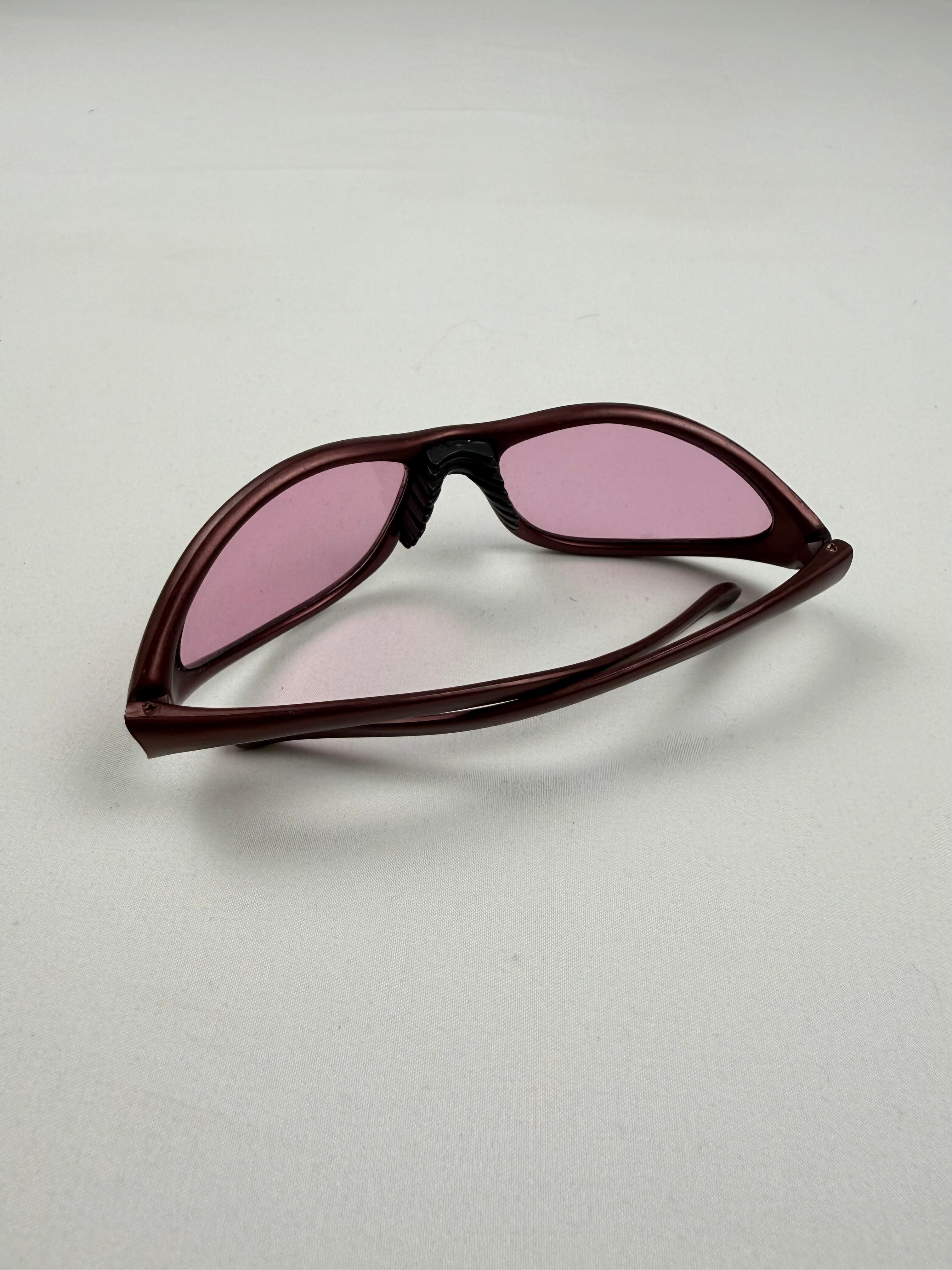 Lunettes de soleil à strass marron et doré