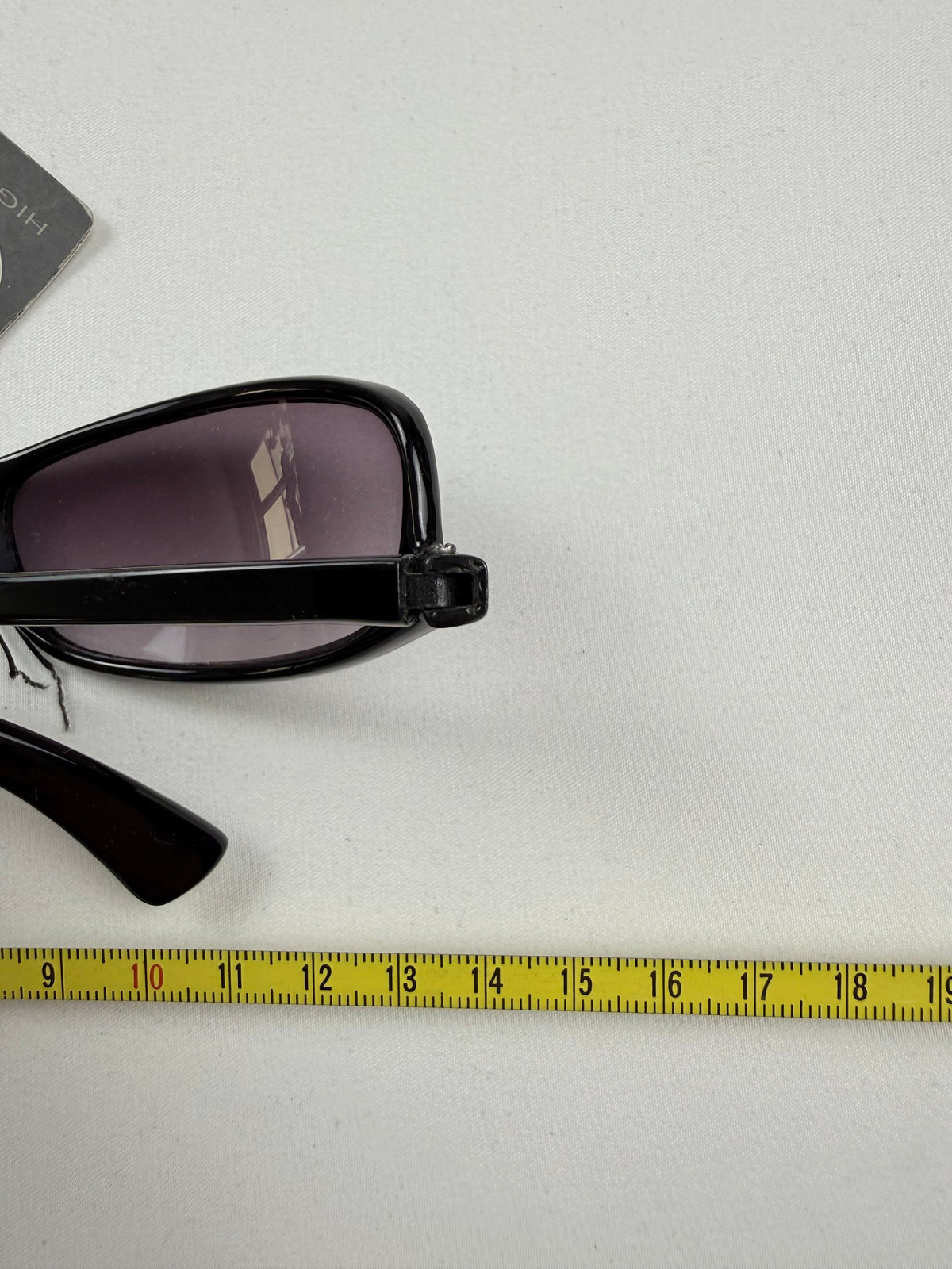 Lunettes de soleil à strass marron et doré
