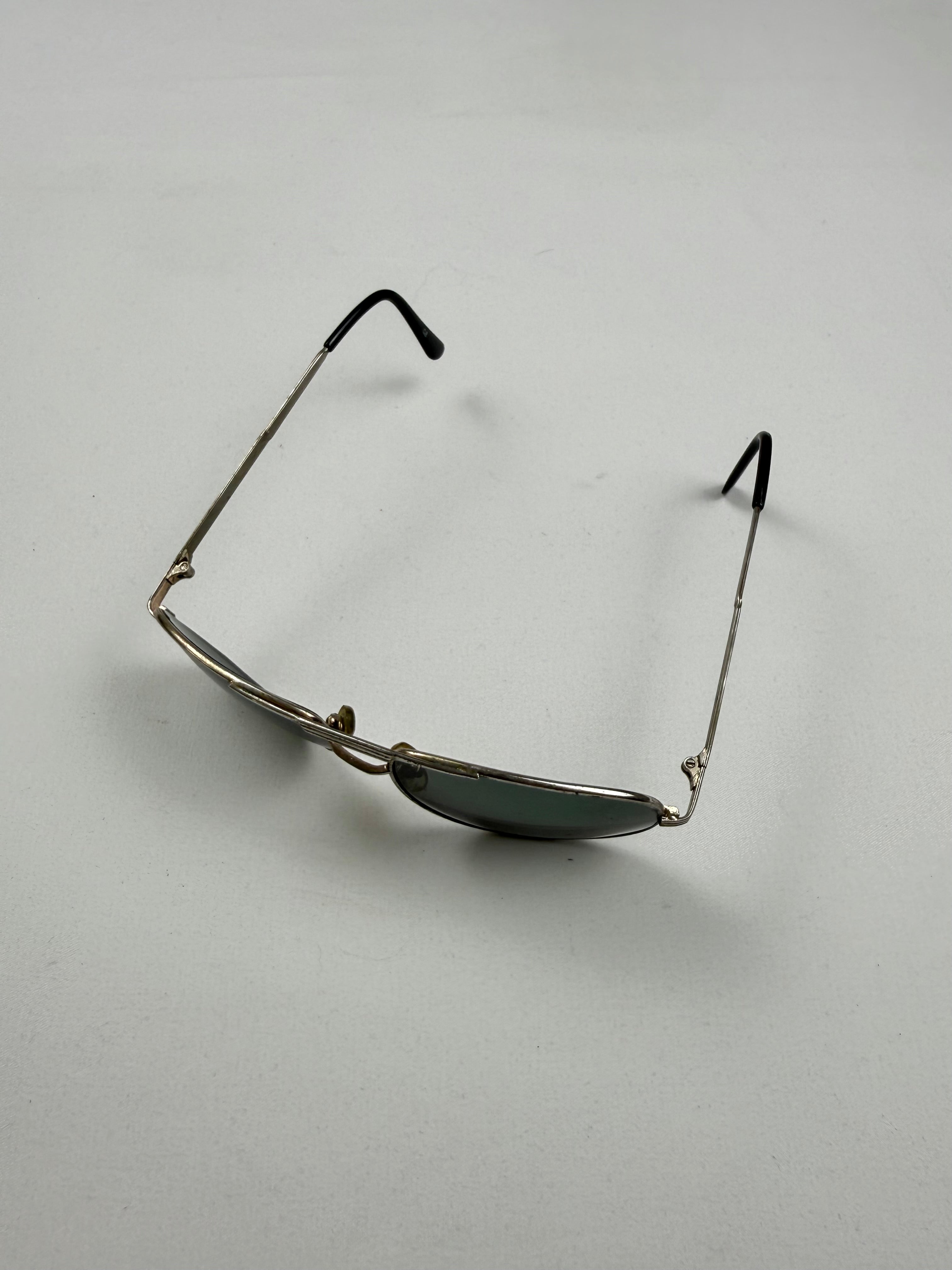 Lunettes de soleil à strass marron et doré