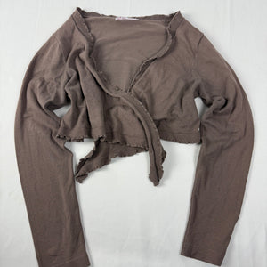 Brown tie up bolero jumper (One size)