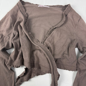Brown tie up bolero jumper (One size)