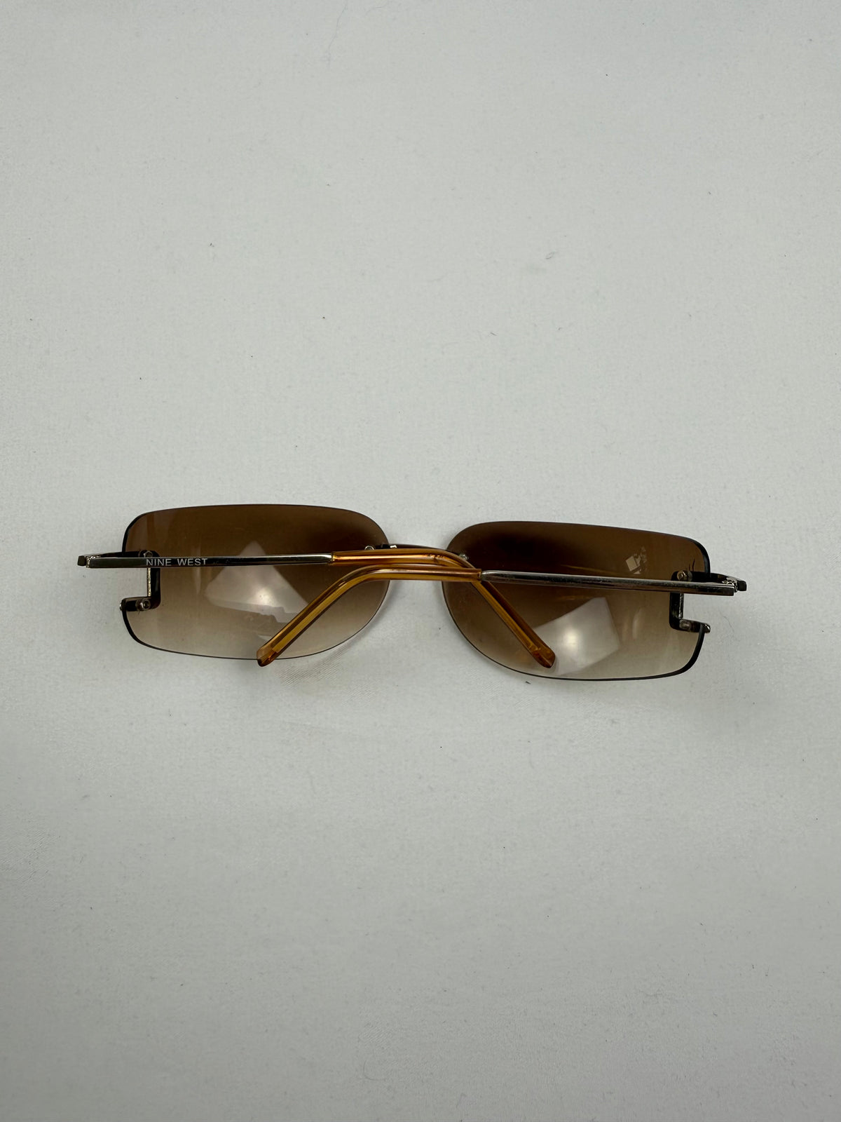 Brown & gold rhinestones sunglasses