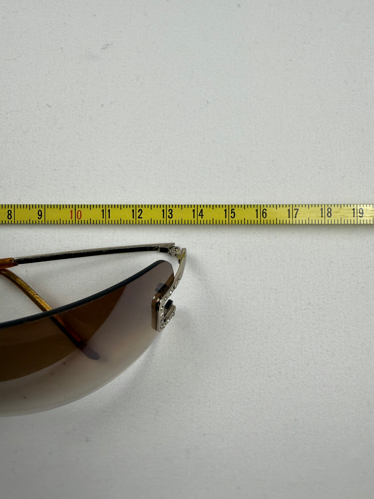 Brown & gold rhinestones sunglasses