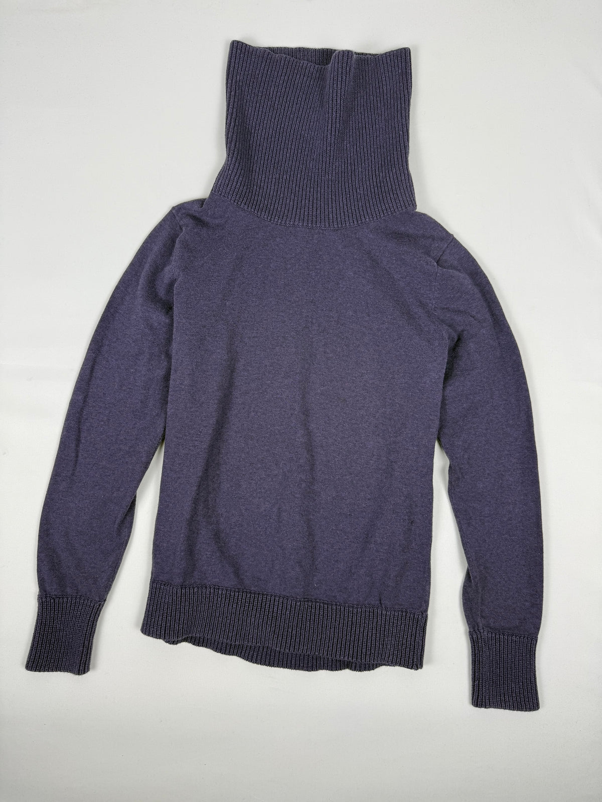 Pull à col roulé violet (M)