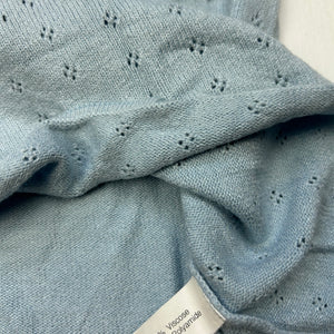 Baby blue knitted cami  top (S/M)