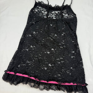 Black lace babydoll dress (S)