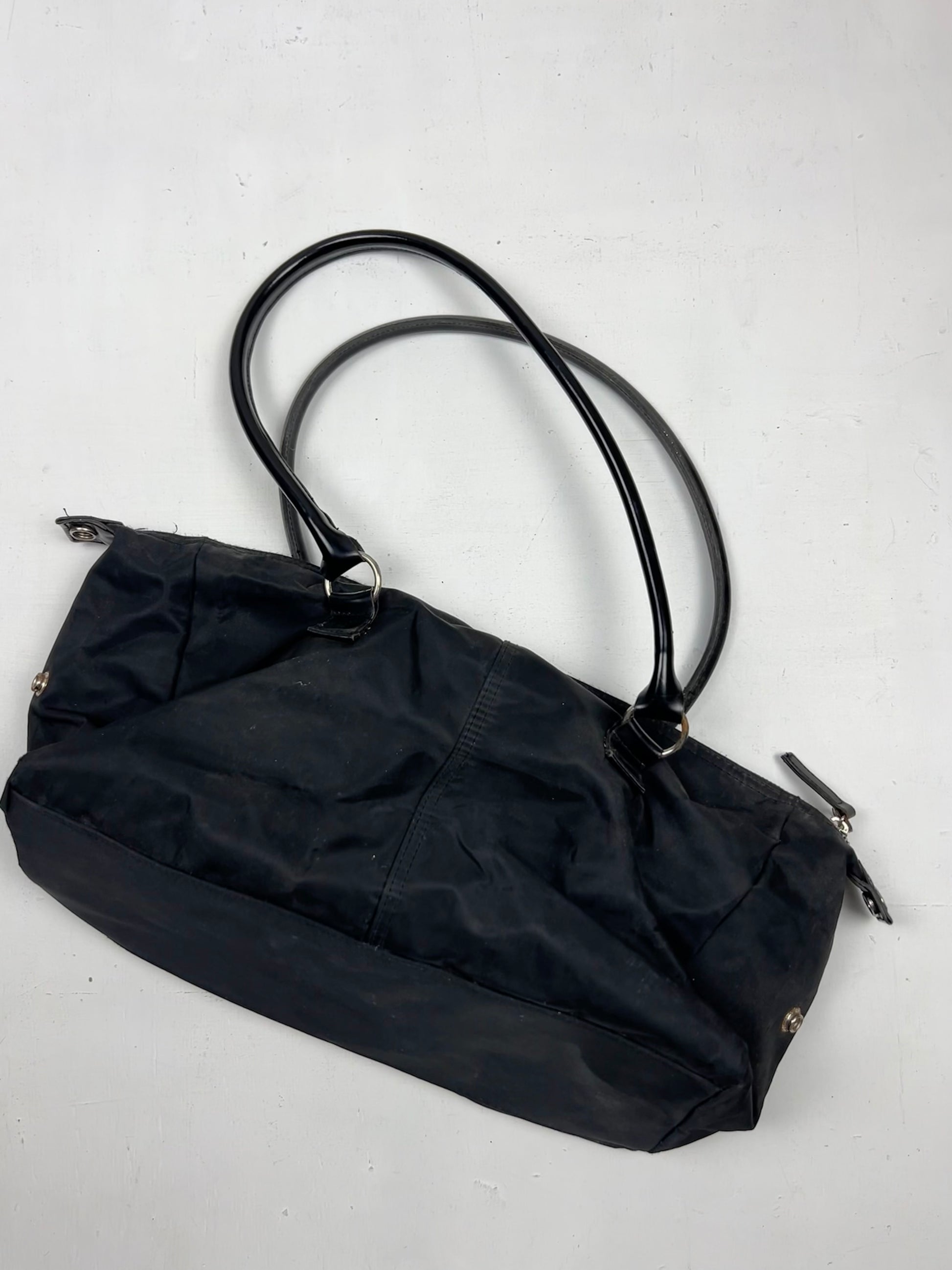 Black uni shoulder bag (42x15cm)