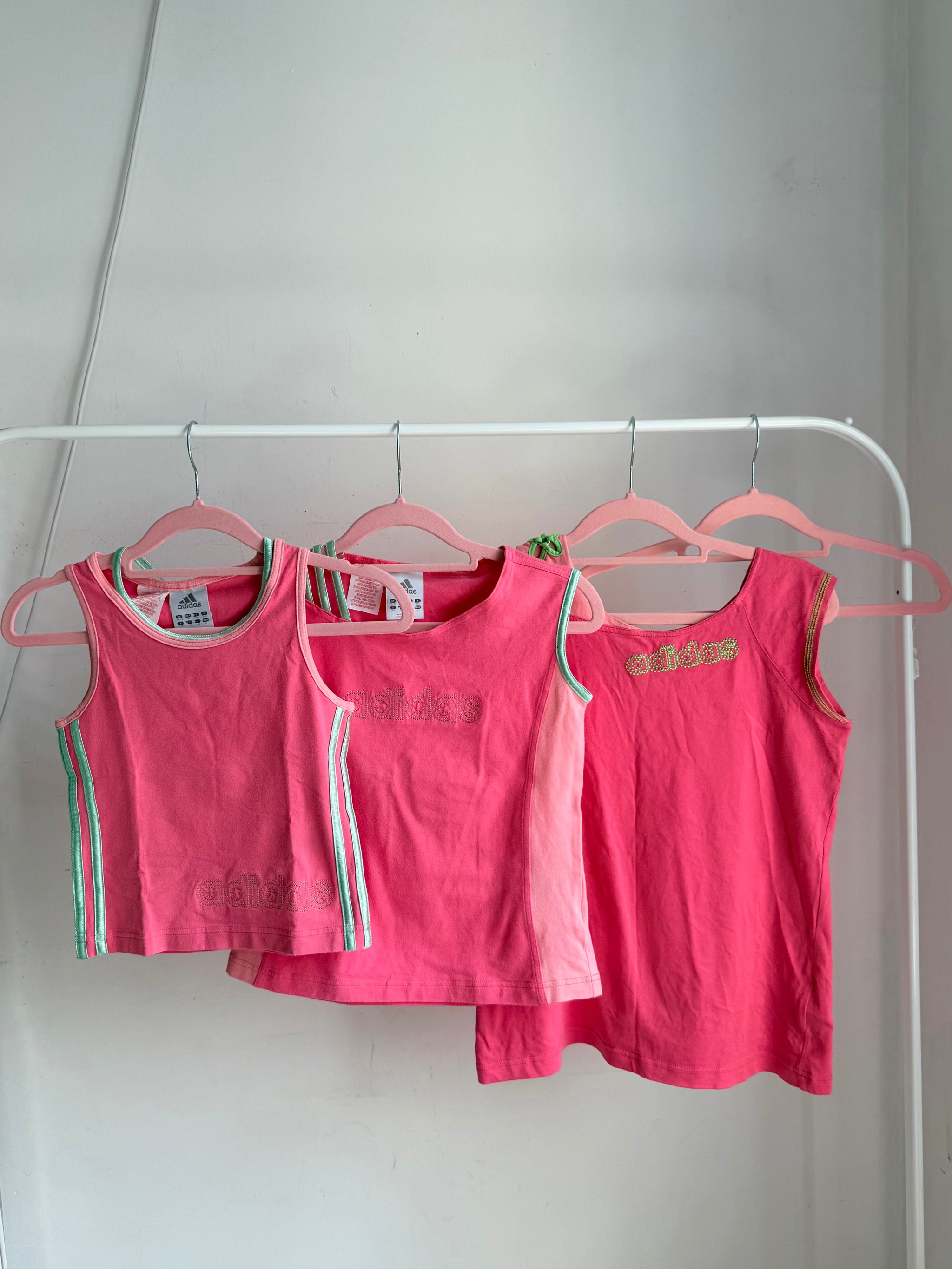 Pink activewear cotton top (M)