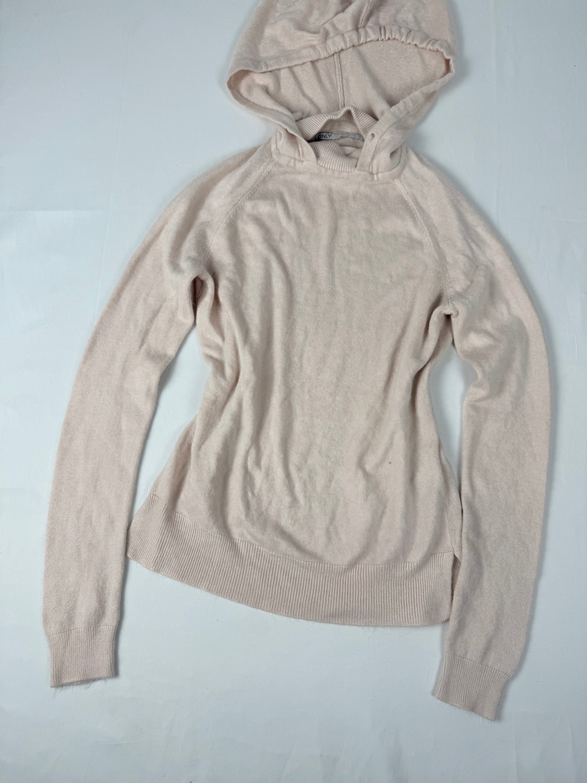 Beige super soft hooded jumper (S/M)